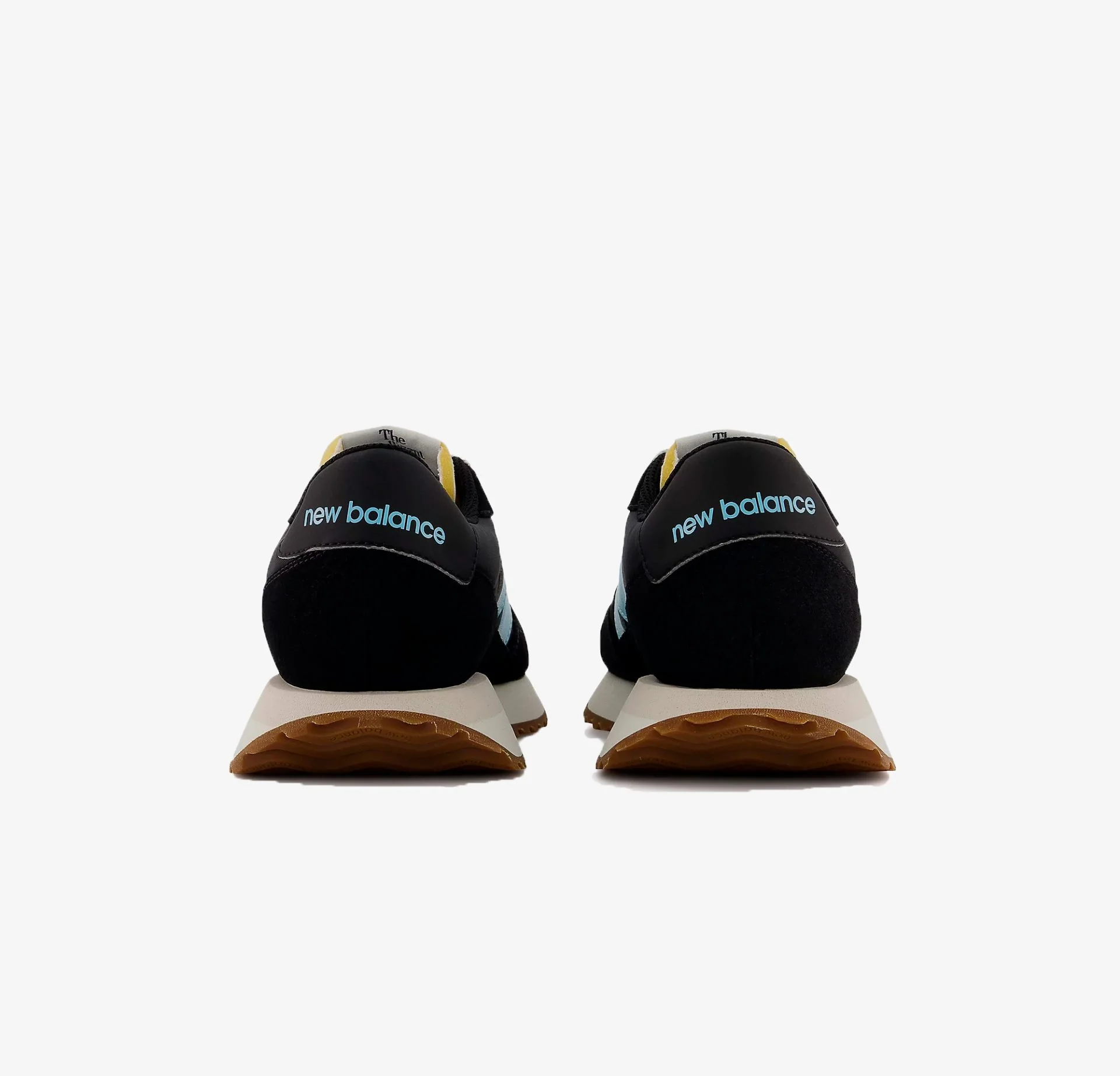 New Balance | 237  { BLACK WITH BLEACH BLUE - Image 3