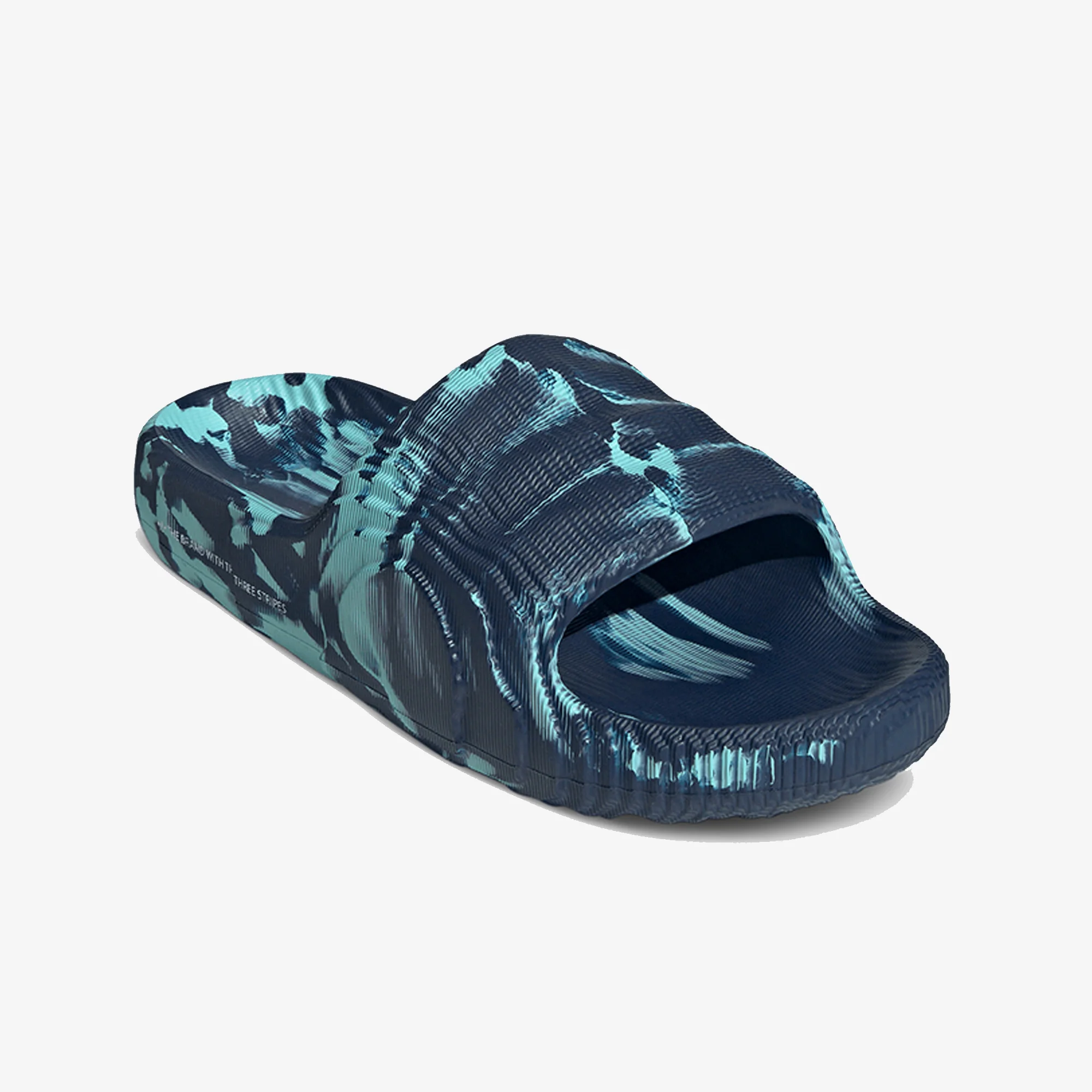Adidas Originals | ADILETTE 22 { NIGHT INDIGO/EASY MINT/CLOUD WHITE - Image 2