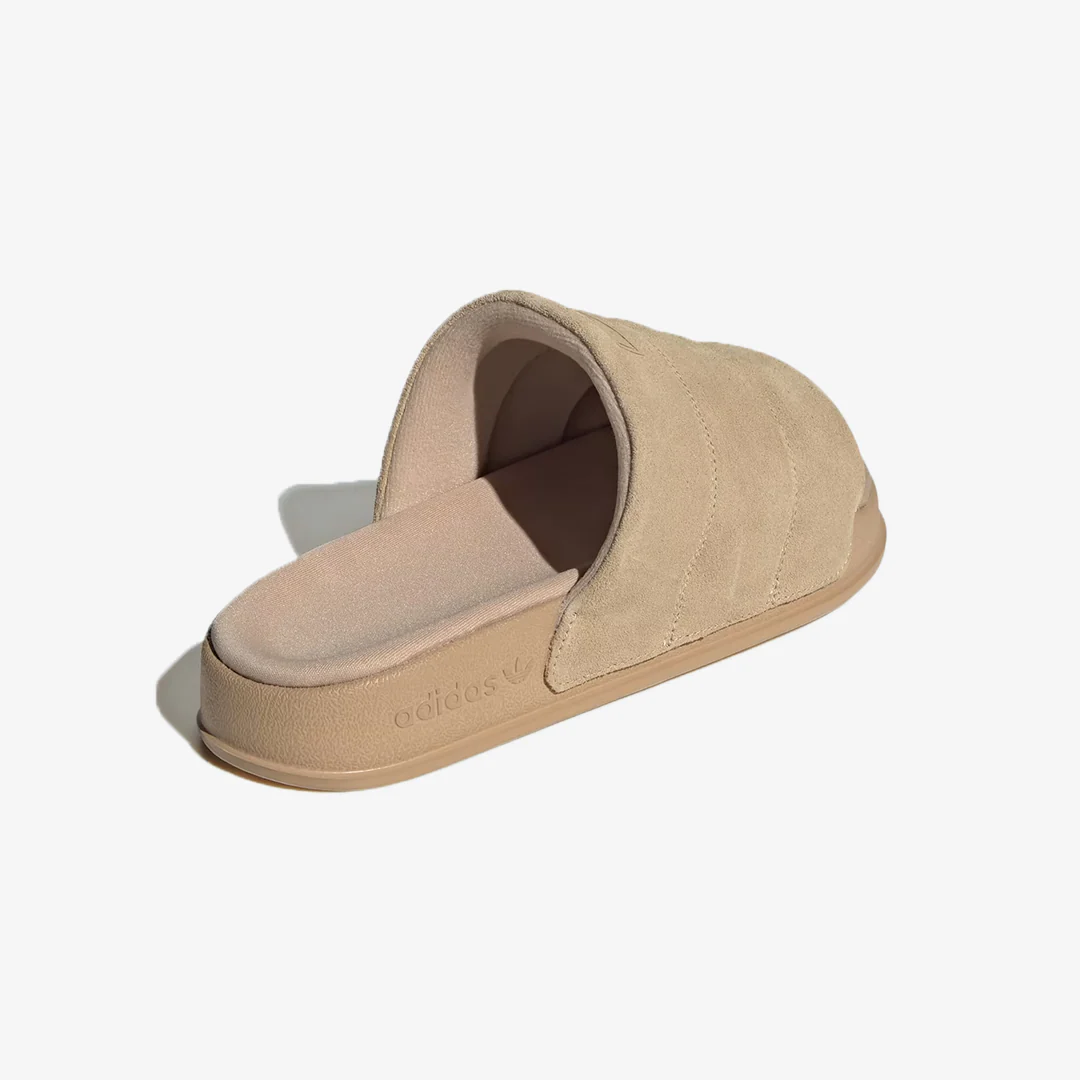 Adidas Originals | ADILETTE ESSENTIAL SLIDES { MAGIC BEIGE - Image 3