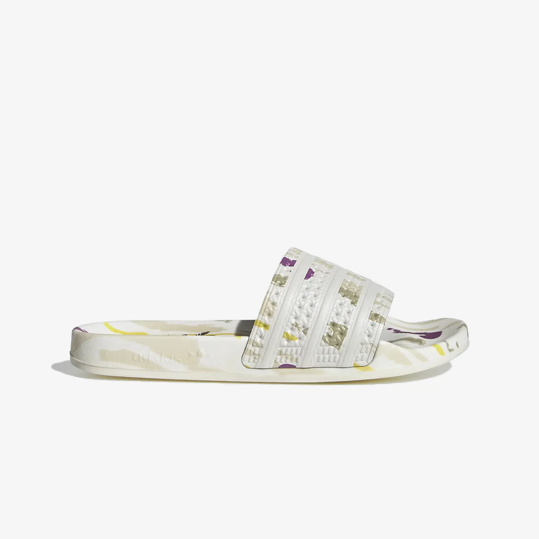 Adidas Originals | ADILETTE THEBE MAGUGU SLIDES { CLOUD WHITE