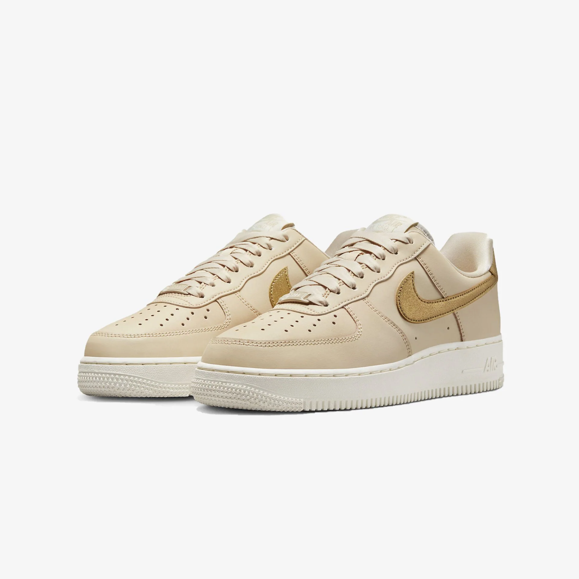 Nike | AIR FORCE 1 '07 { BEIGE/GOLD - Image 2