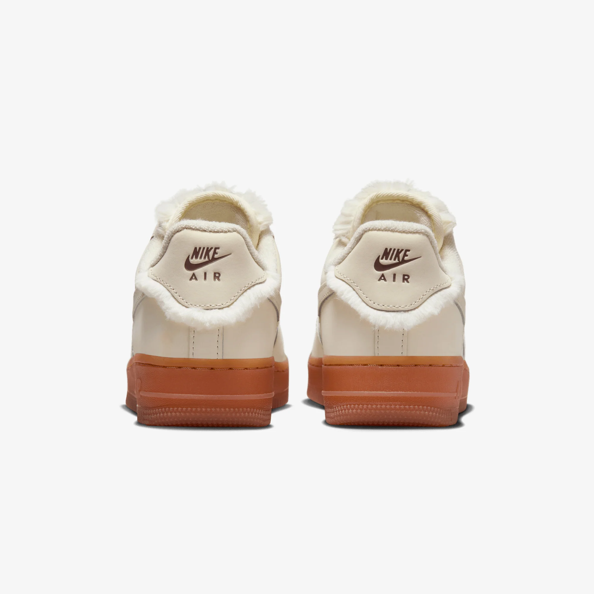 Nike | AIR FORCE 1 '07 LX { SAIL/COCONUT MILK-GUM MED BROWN - Image 3