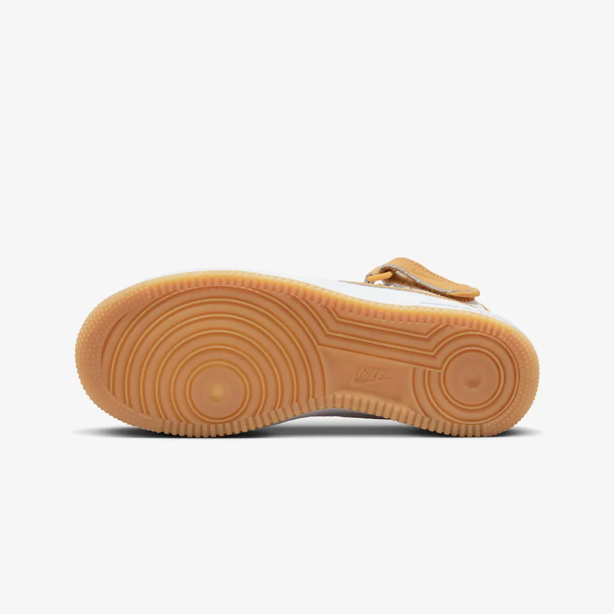 Nike | AIR FORCE 1 '07 MID { SUMMIT WHITE/DESERT OCHRE-SUMMIT WHITE - Image 6