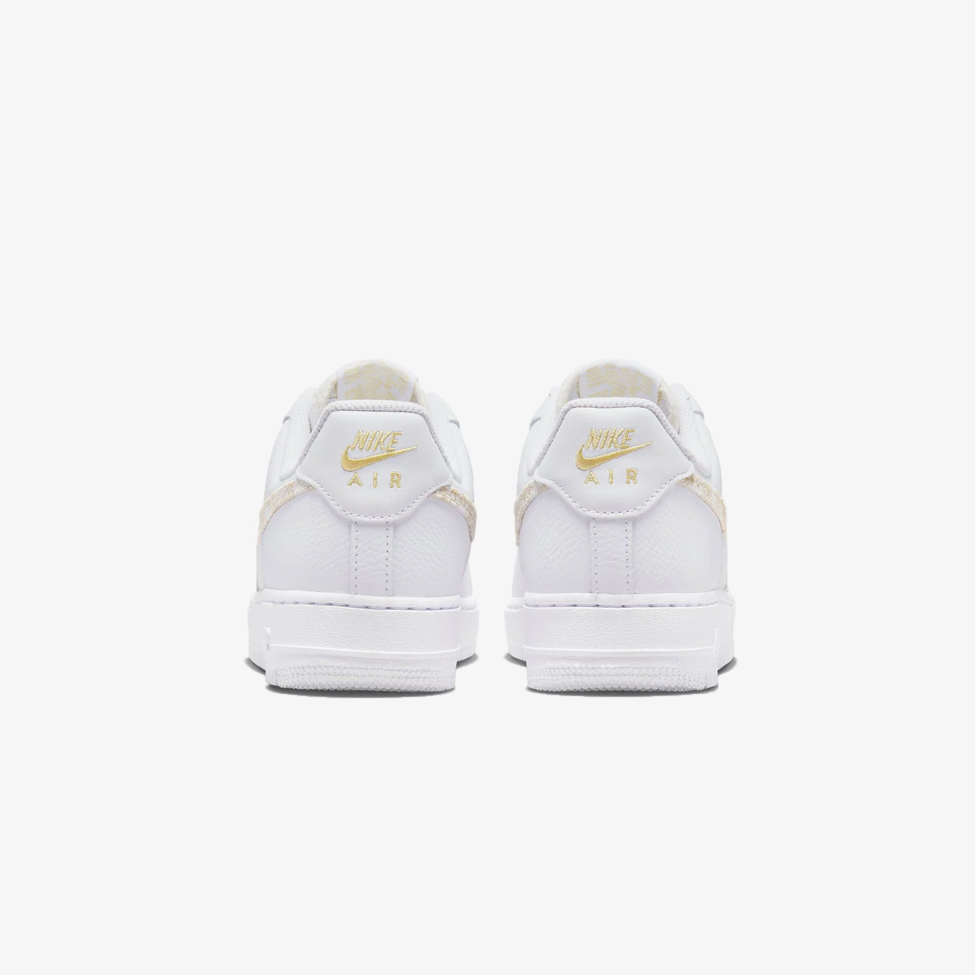 Nike | AIR FORCE 1 07 SE  { WHITE / GOLD - Image 3
