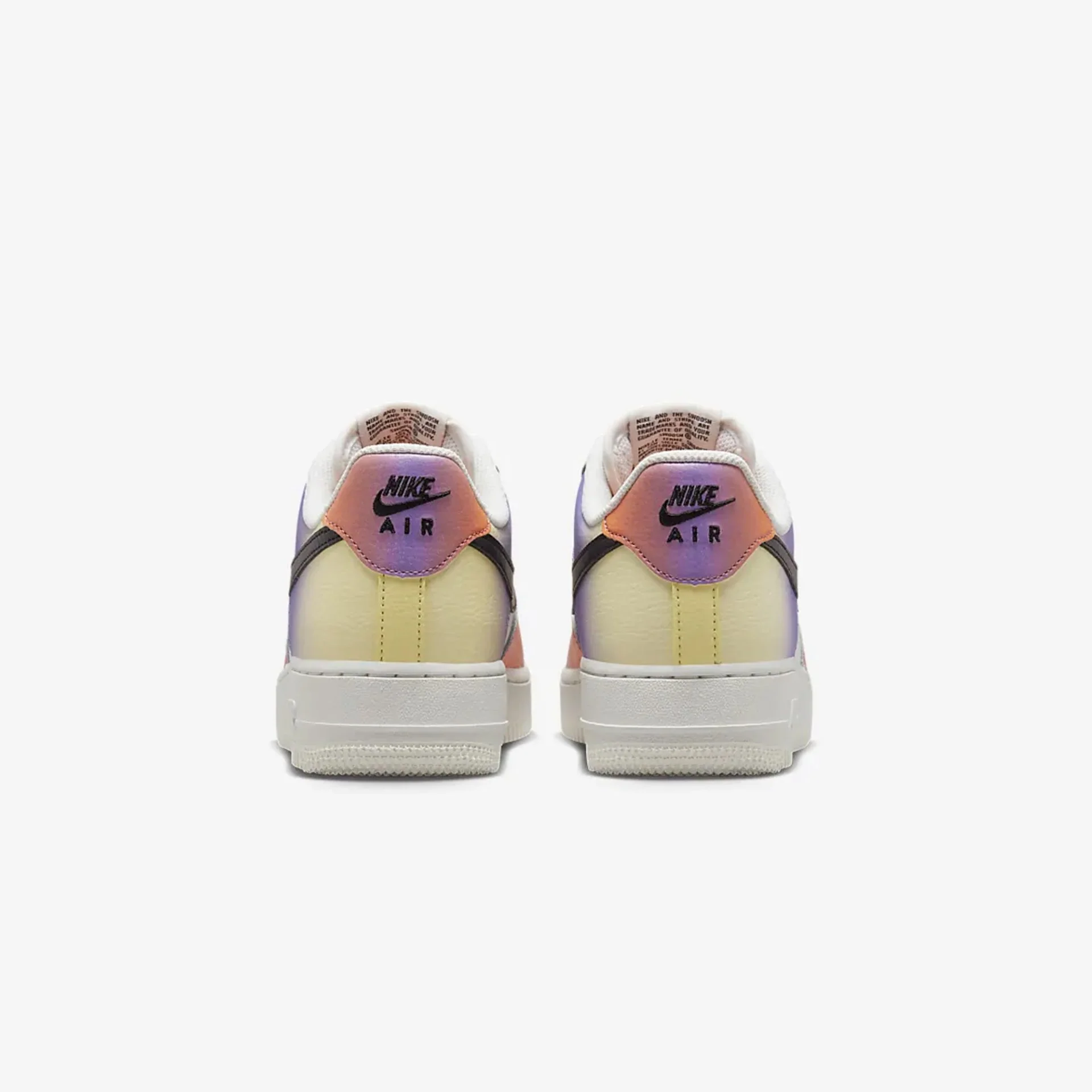 Nike | AIR FORCE 1 '07 { SUMMIT WHITE/BLACK/BRIGHT MANDARIN - Image 3