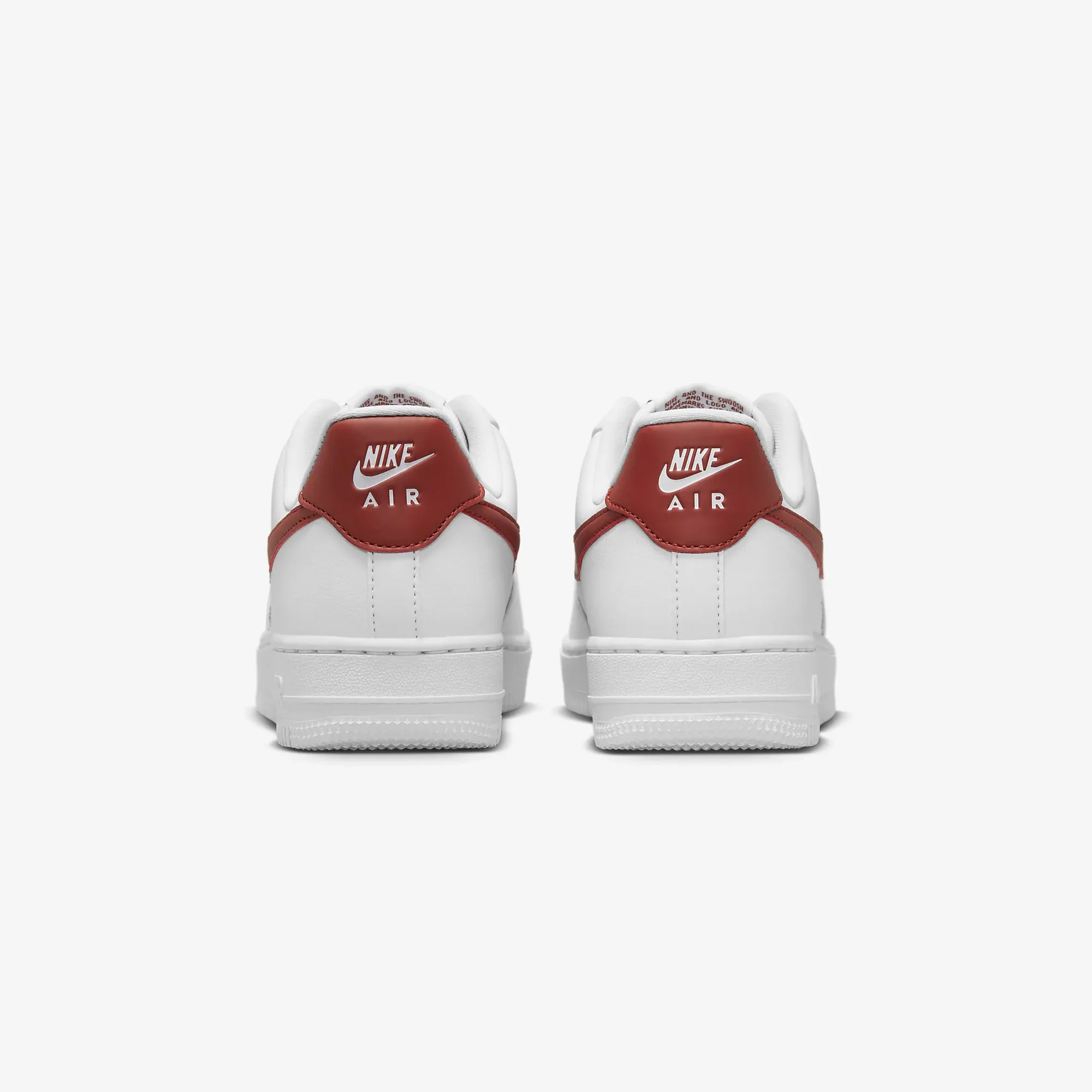 Nike | AIR FORCE 1 "07 { WHITE/RUGGED ORANGE - Image 3