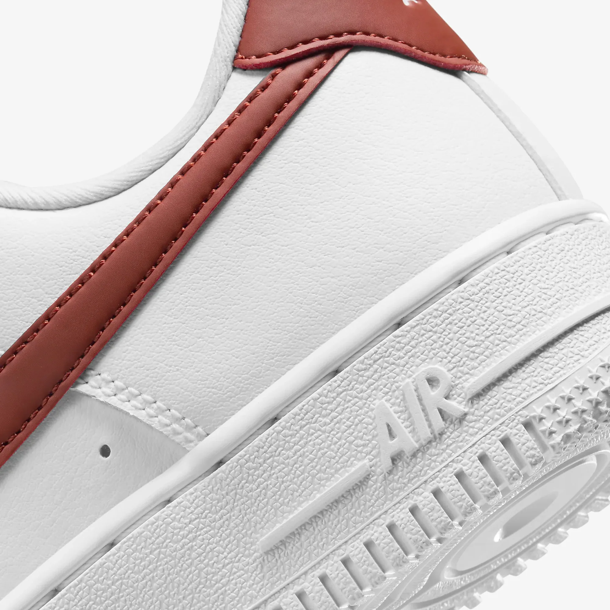 Nike | AIR FORCE 1 "07 { WHITE/RUGGED ORANGE - Image 5