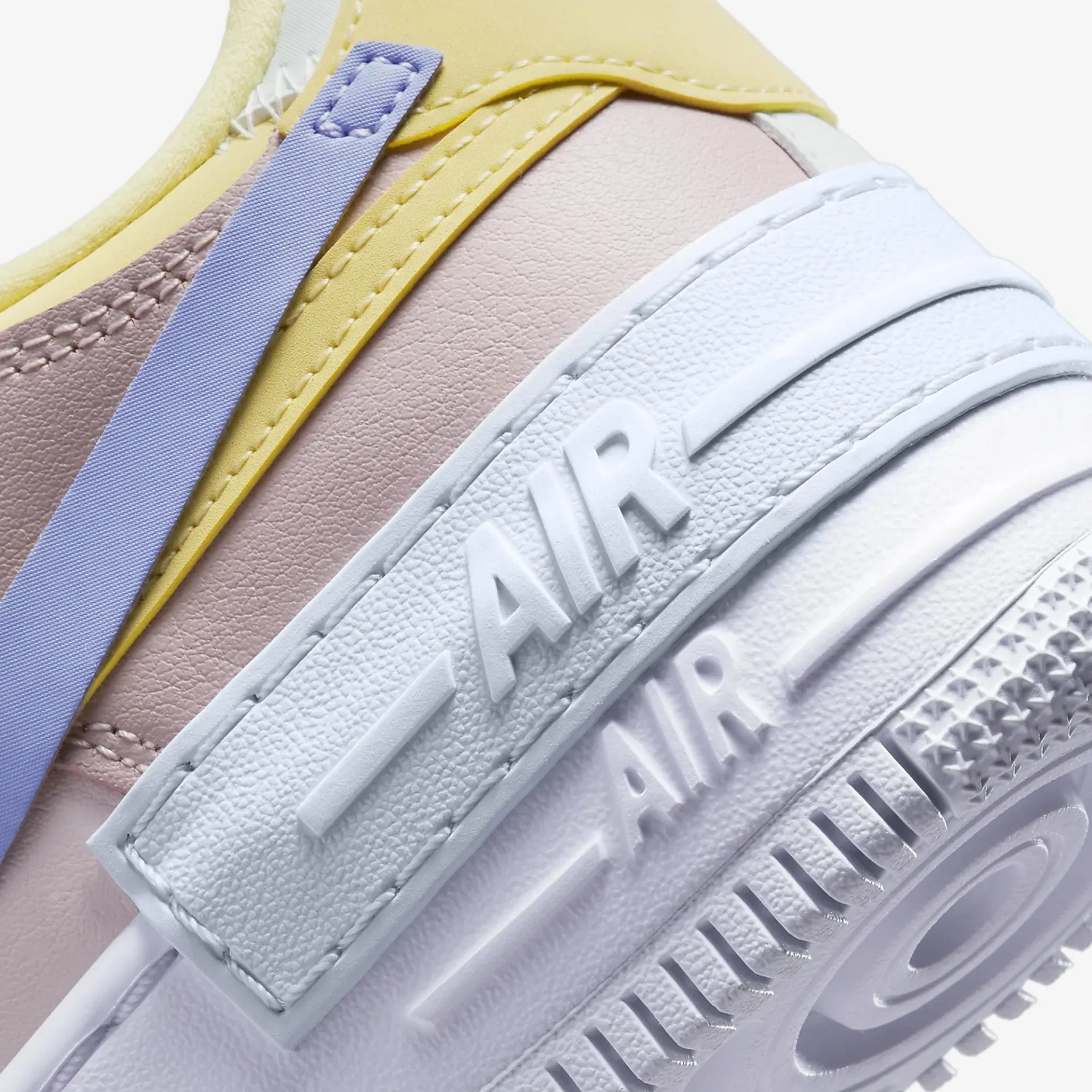 Nike | AIR FORCE 1 SHADOW  { LIGHT SOFT PINK/LEMON WASH - Image 5