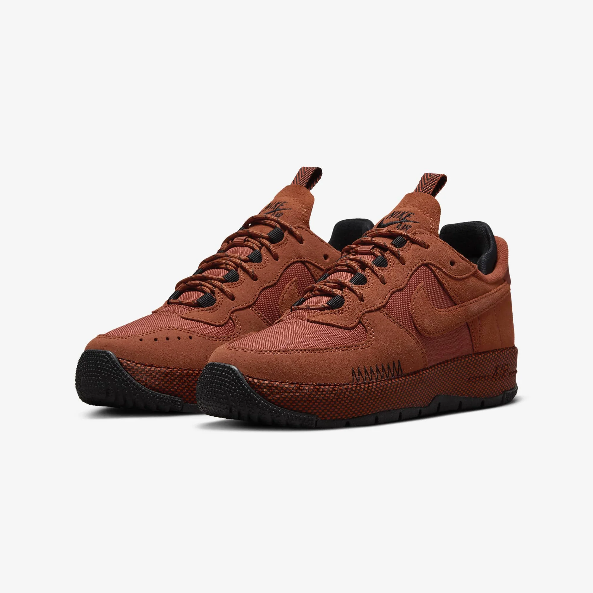 Nike | AIR FORCE 1 WILD { RUGGED ORANGE/RUGGED ORANGE-BLACK - Image 2