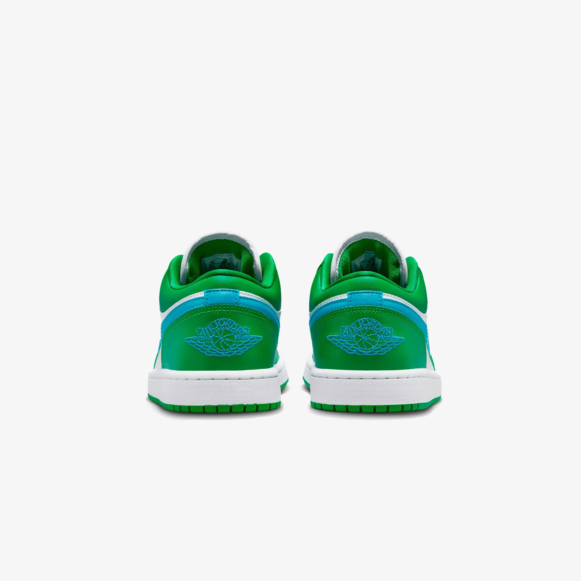 Jordan | AIR JORDAN 1 LOW { LUCKY GREEN/AQUATONE-WHITE - Image 3