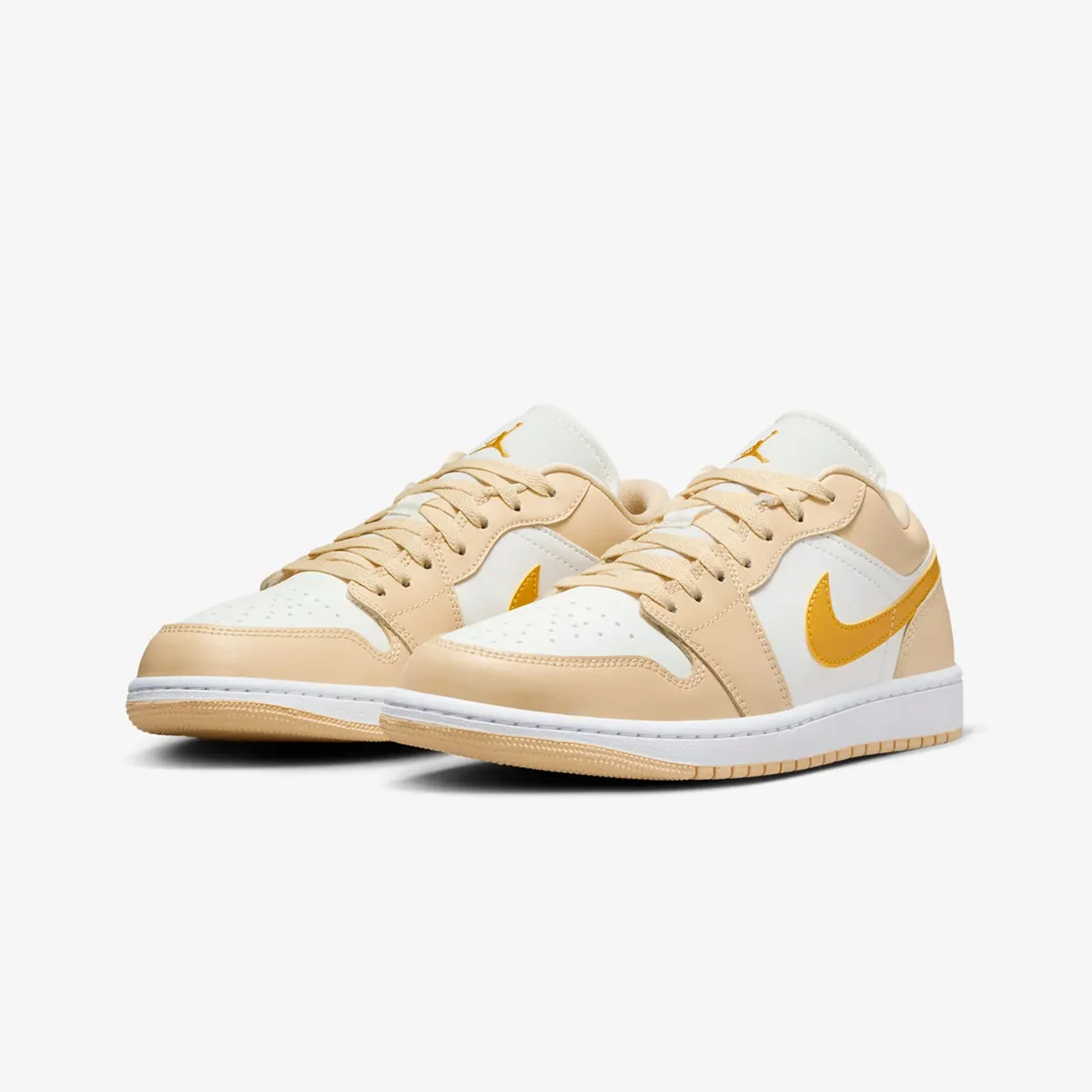 Jordan | AIR JORDAN 1 LOW { SAIL/YELLOW OCHRE-PALE VANILLA-WHITE - Image 2