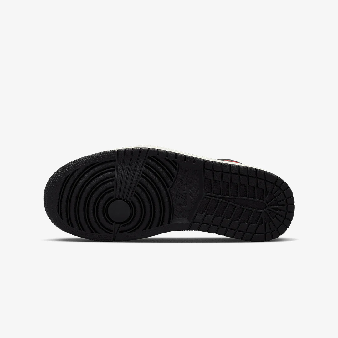 Jordan | AIR JORDAN 1 MID 'BLACK/GYM RED-SAIL' - Image 6