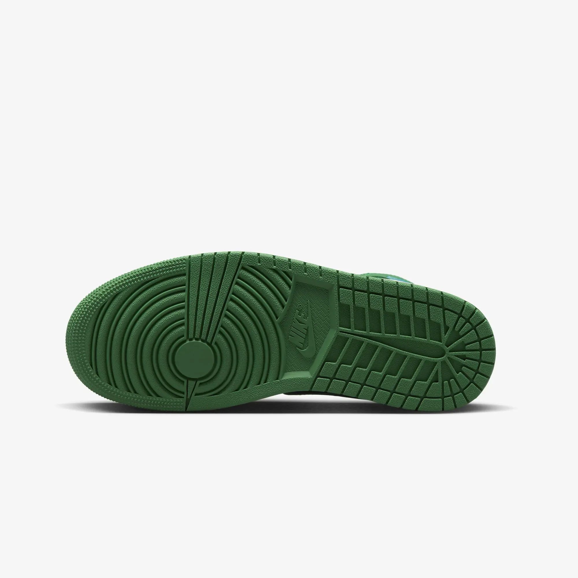 Jordan | AIR JORDAN 1 MID { BLACK/LUCKY GREEN-AQUATONE-SAIL - Image 6