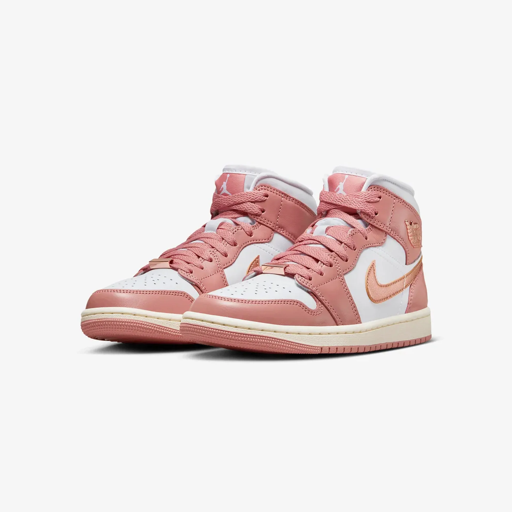 Jordan | AIR JORDAN 1 MID SE { RED STARDUST/METALLIC COPPER-WHITE-SAIL - Image 2