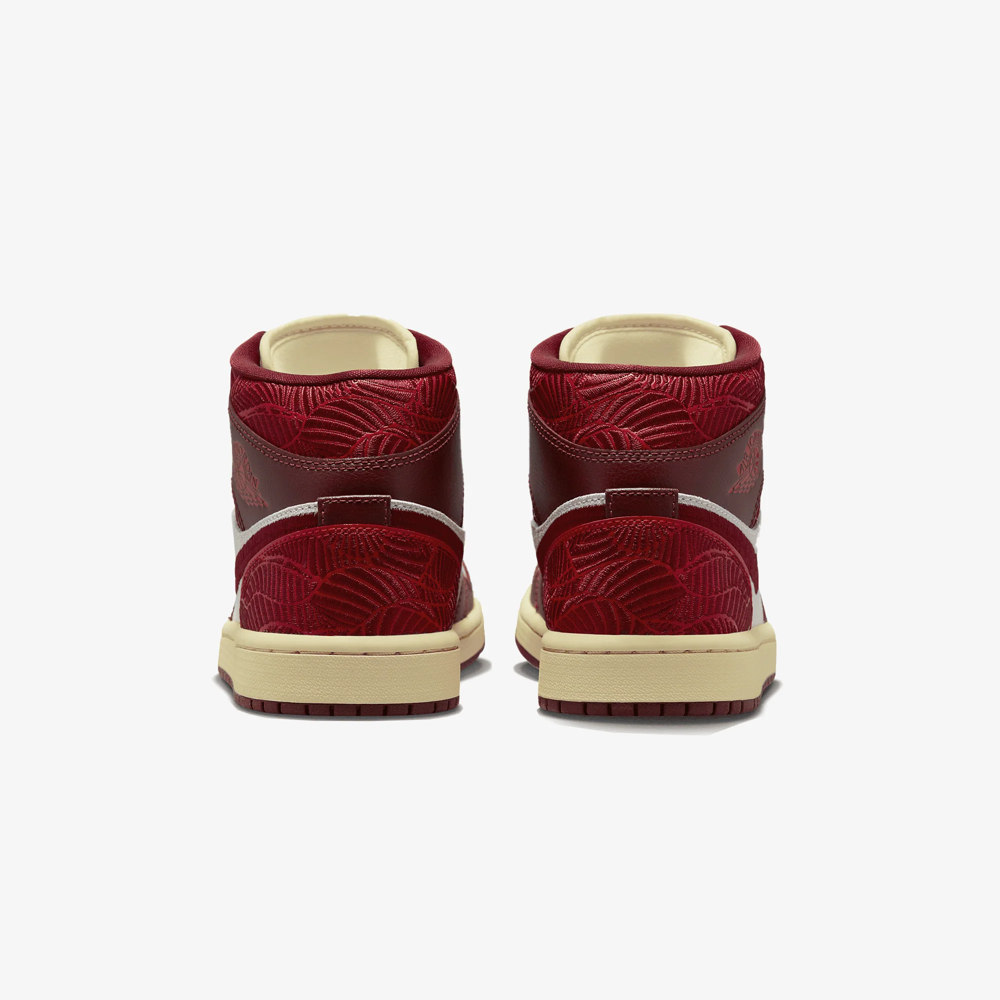 Jordan | AIR JORDAN 1 MID SE { TEAM RED/UNIVERSITY RED-SAIL-MUSLIN - Image 3