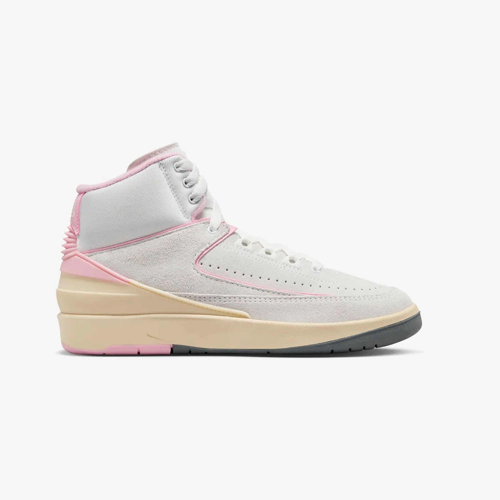 Jordan | AIR JORDAN 2 RETRO { SUMMIT WHITE/GYM RED-MED SOFT PINK