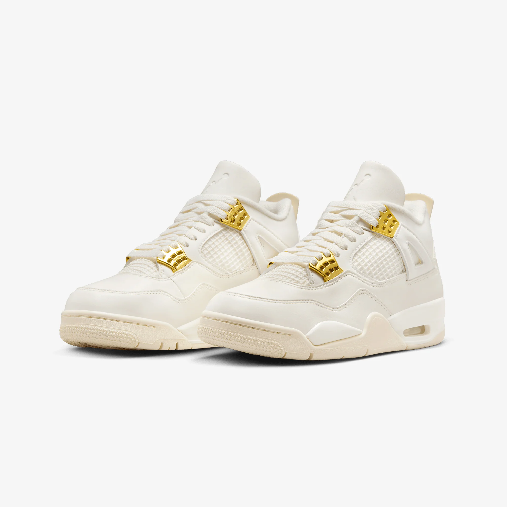 Jordan | AIR JORDAN 4 RETRO  { SAIL/METALLIC GOLD-BLACK - Image 2