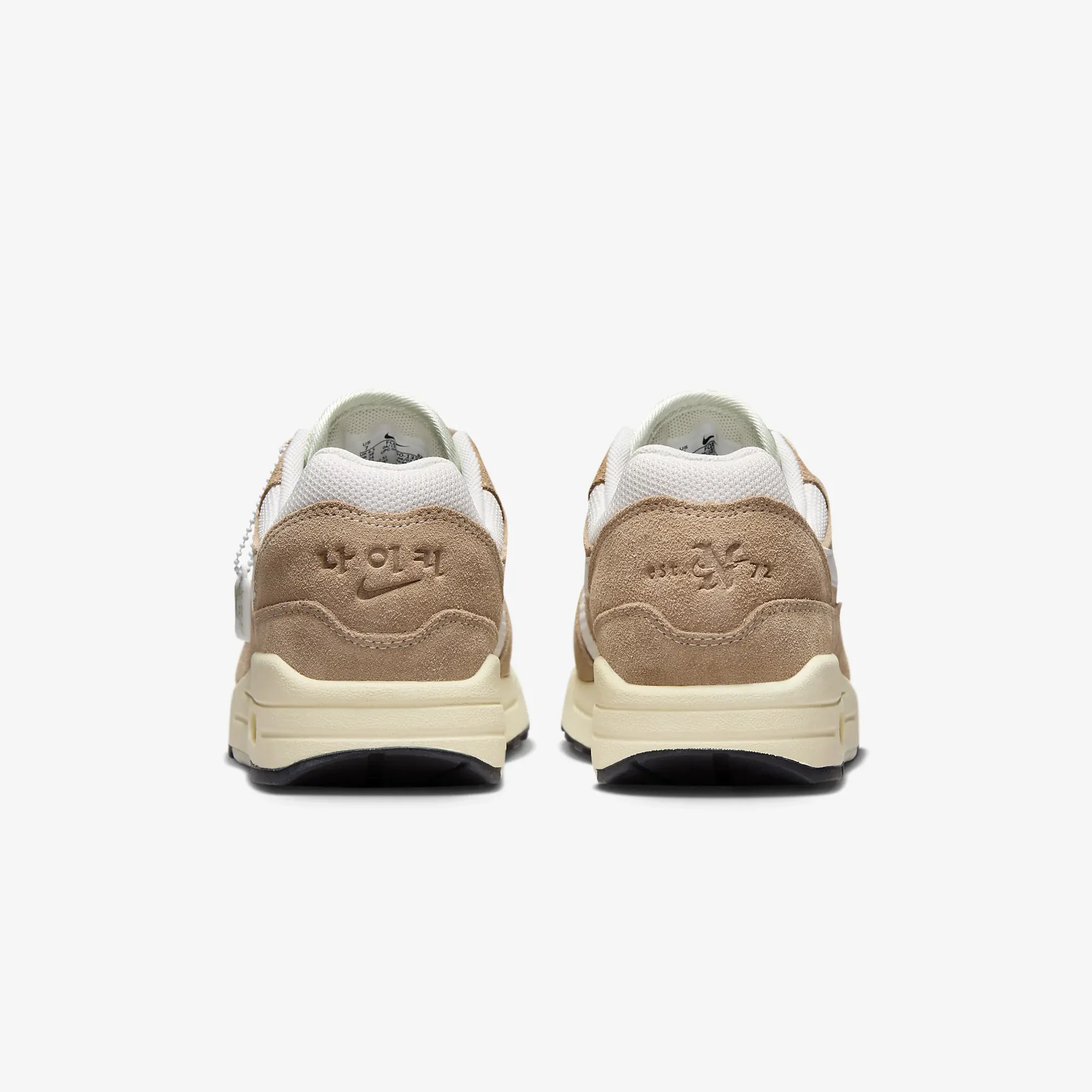 Nike | AIR MAX 1 '87 SE { SAIL/KHAKI-COCONUT MILK-LT OREWOOD BRN - Image 3