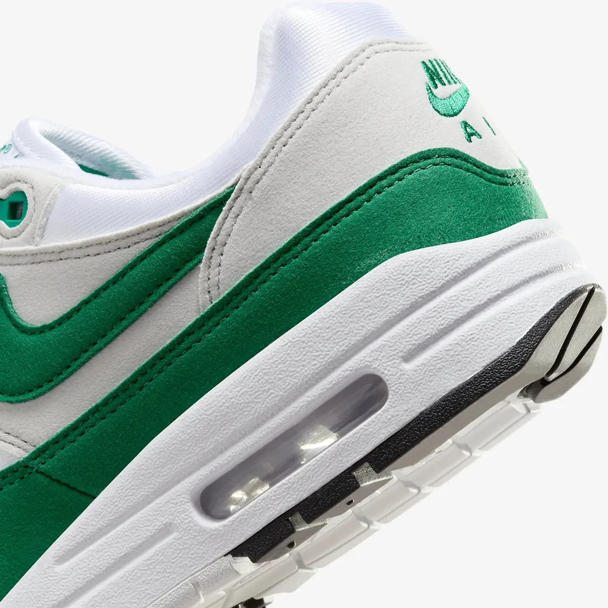 Nike | AIR MAX 1 { NEUTRAL GREY/MALACHITE-WHITE-BLACK - Image 5