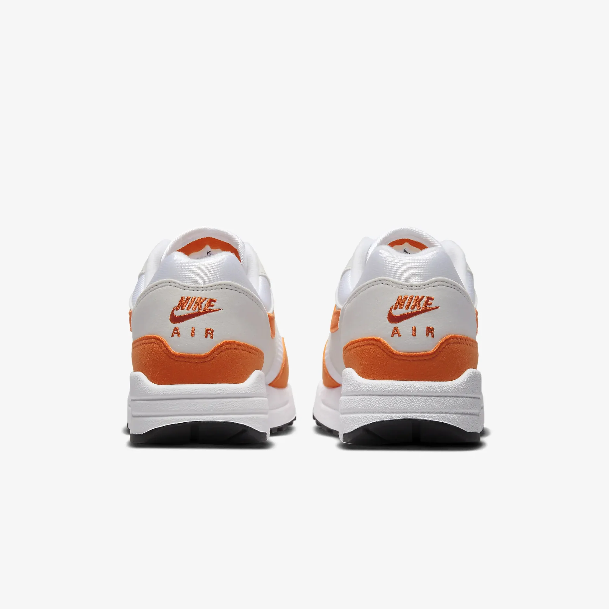 Nike | AIR MAX 1 { NEUTRAL GREY/SAFETY ORANGE-WHITE-BLACK - Image 3