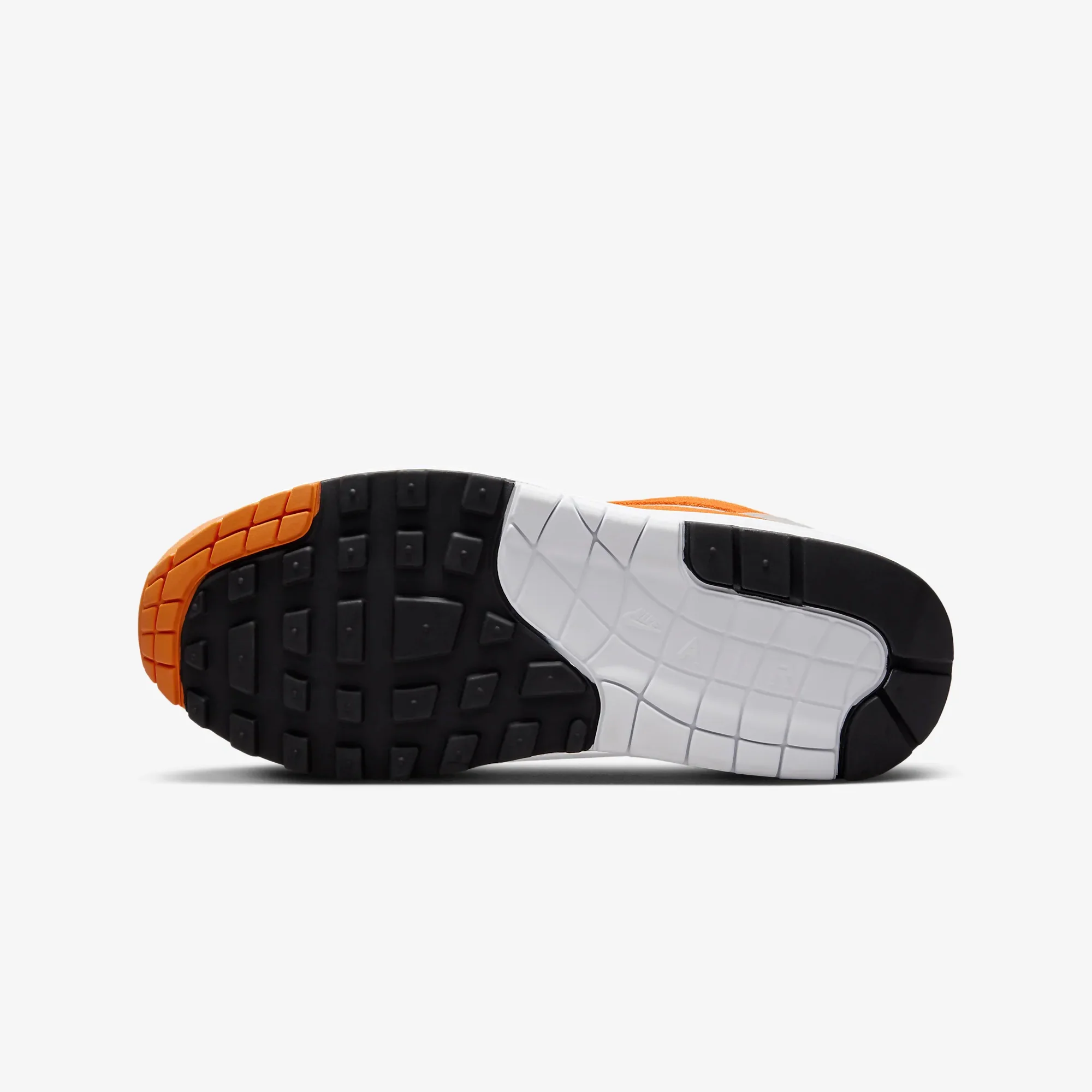 Nike | AIR MAX 1 { NEUTRAL GREY/SAFETY ORANGE-WHITE-BLACK - Image 6