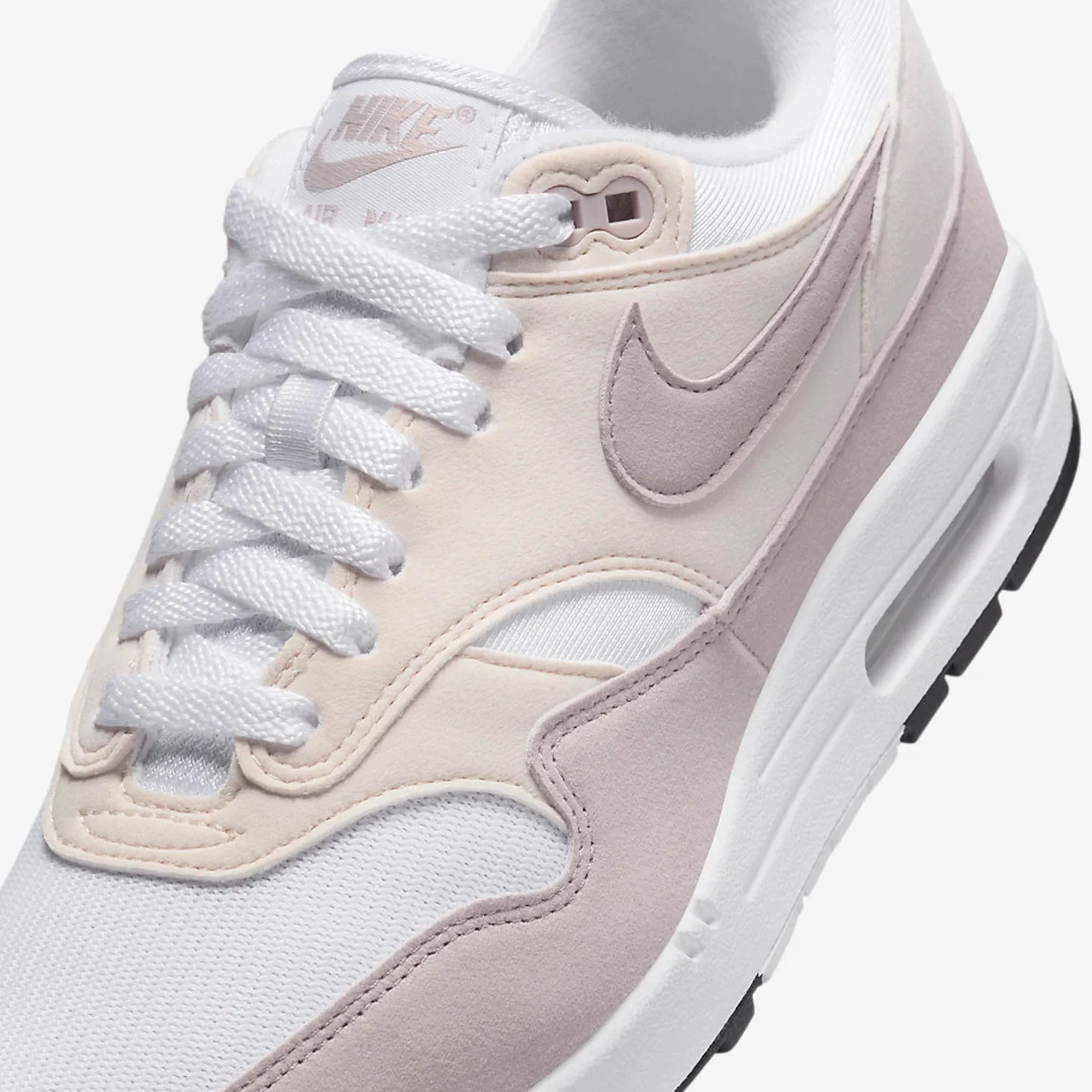 Nike | AIR MAX 1 { WHITE/PLATINUM VIOLET-PHANTOM-WHITE - Image 4