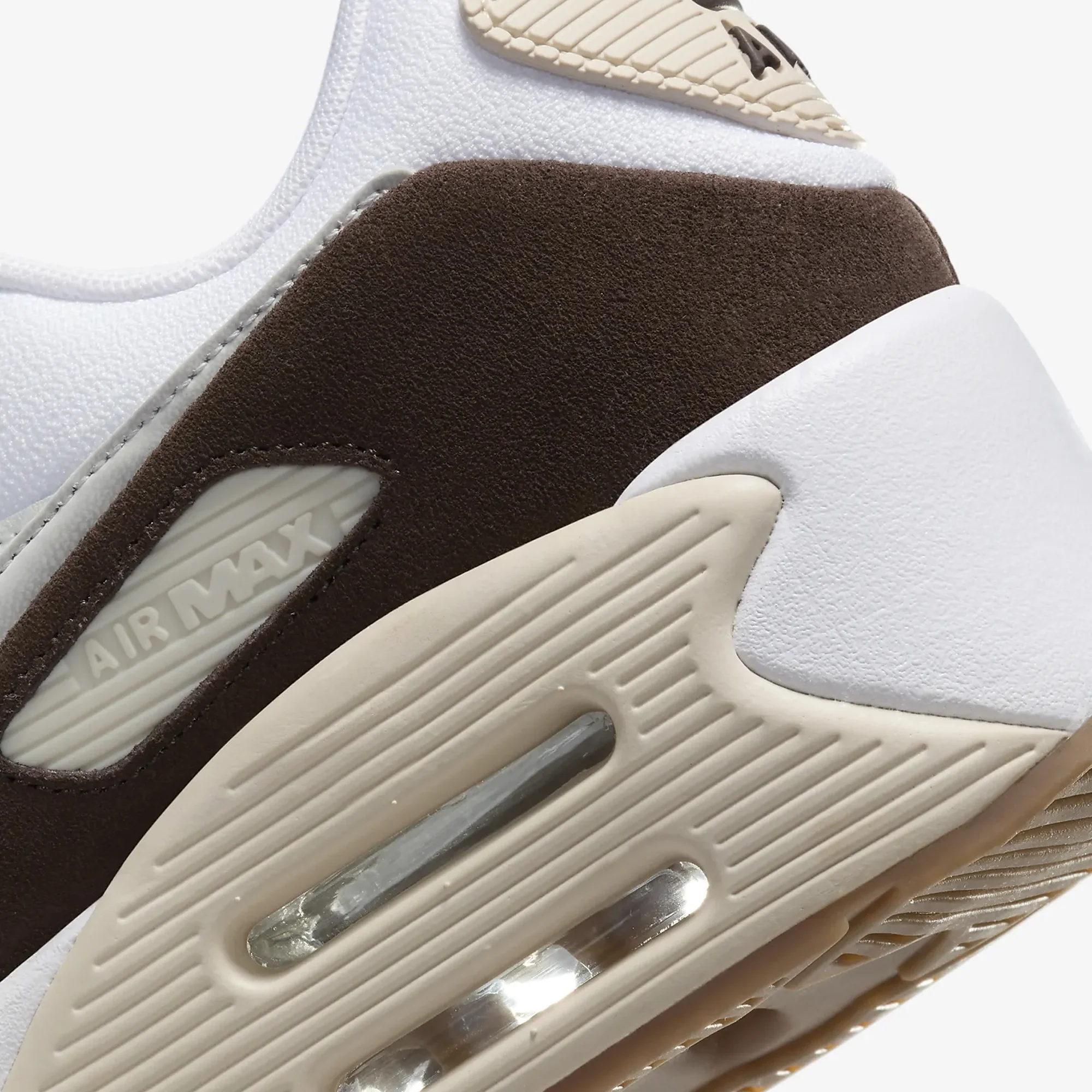 Nike | AIR MAX 90 LV8 { WHITE/PHOTON DUST-BAROQUE BROWN - Image 5