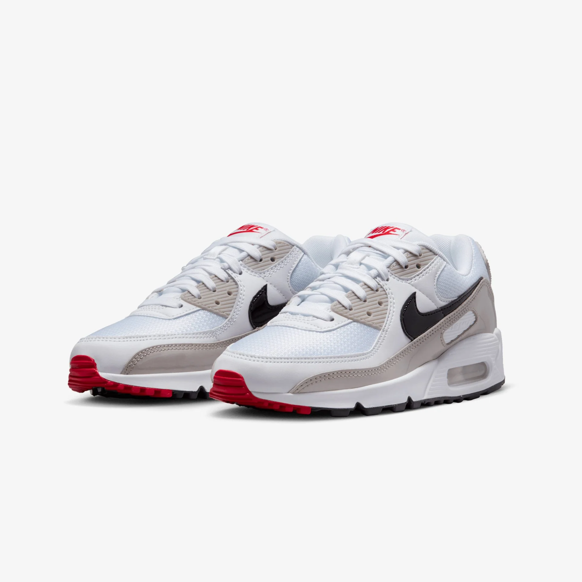 Nike | AIR MAX 90 { WHITE/BLACK-LT IRON ORE - Image 2