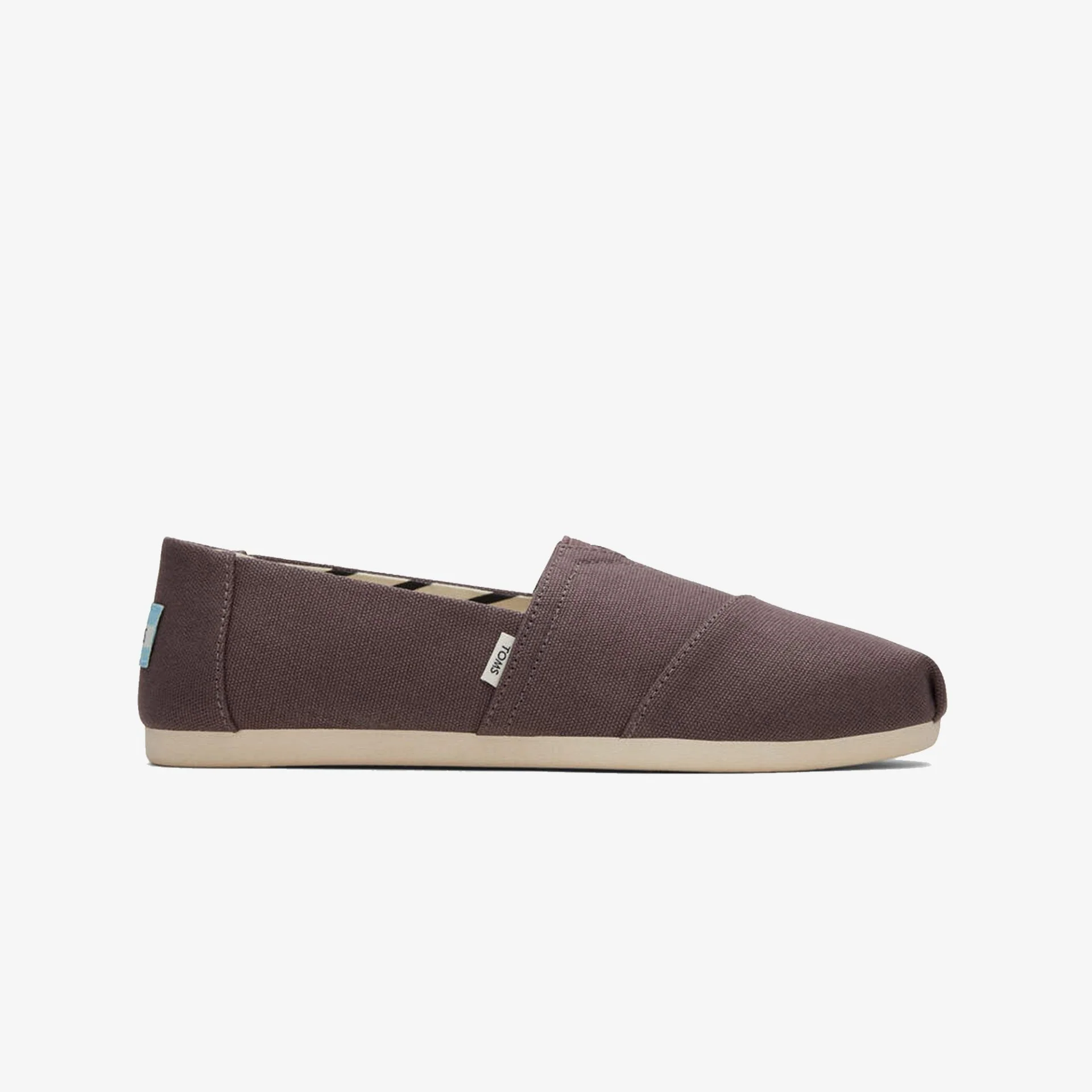 Toms | ALPARGATA RECYCLED COTTON CANVAS { ASH GREY / BLUISH