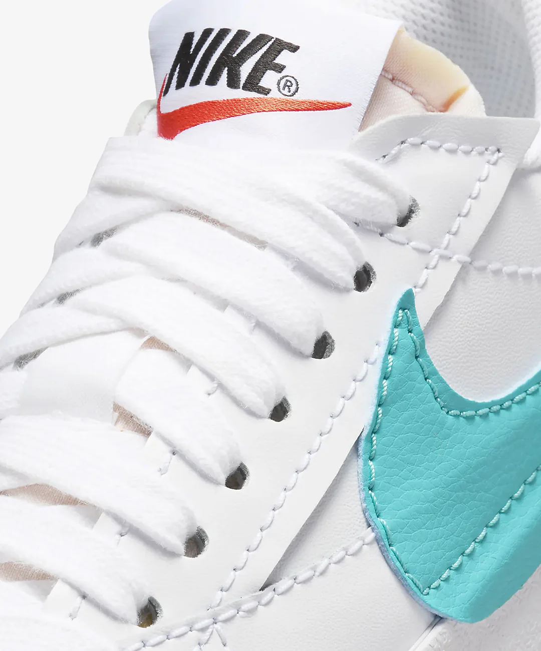 Nike | BLAZER LOW '77 JUMBO { WHITE/DUSTY CACTUS-SUMMIT WHITE - Image 4