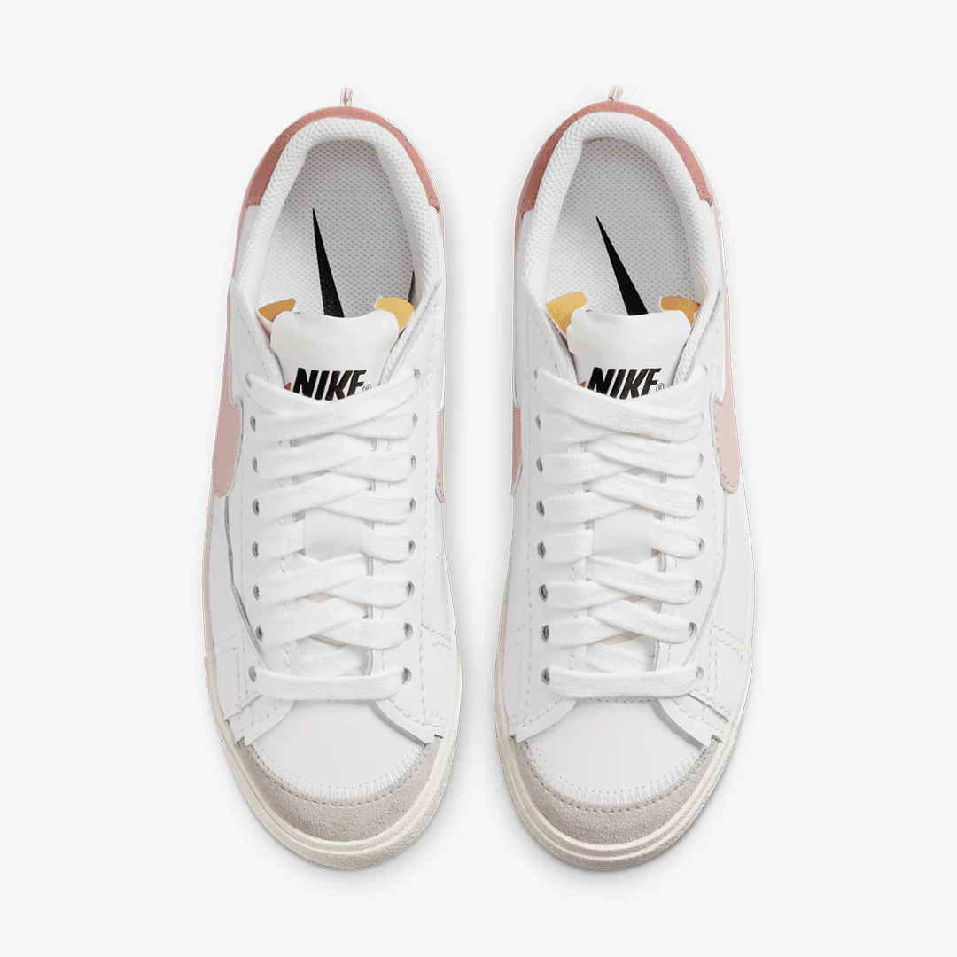 Nike | BLAZER LOW '77 JUMBO { WHITE/PINK OXFORD-ROSE WHISPER-WHITE - Image 3