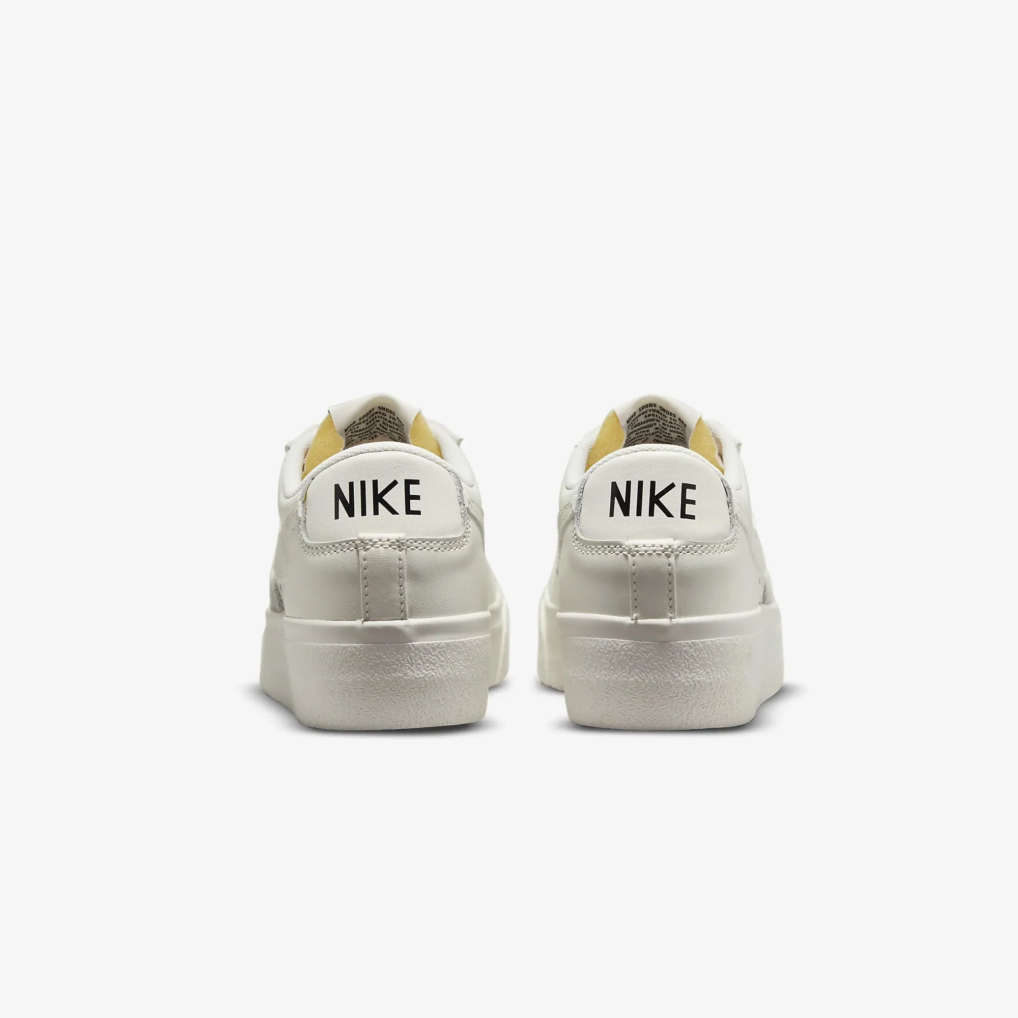 Nike | BLAZER LOW PLATFORM  { SAIL/SAIL-SAIL-BLACK - Image 3