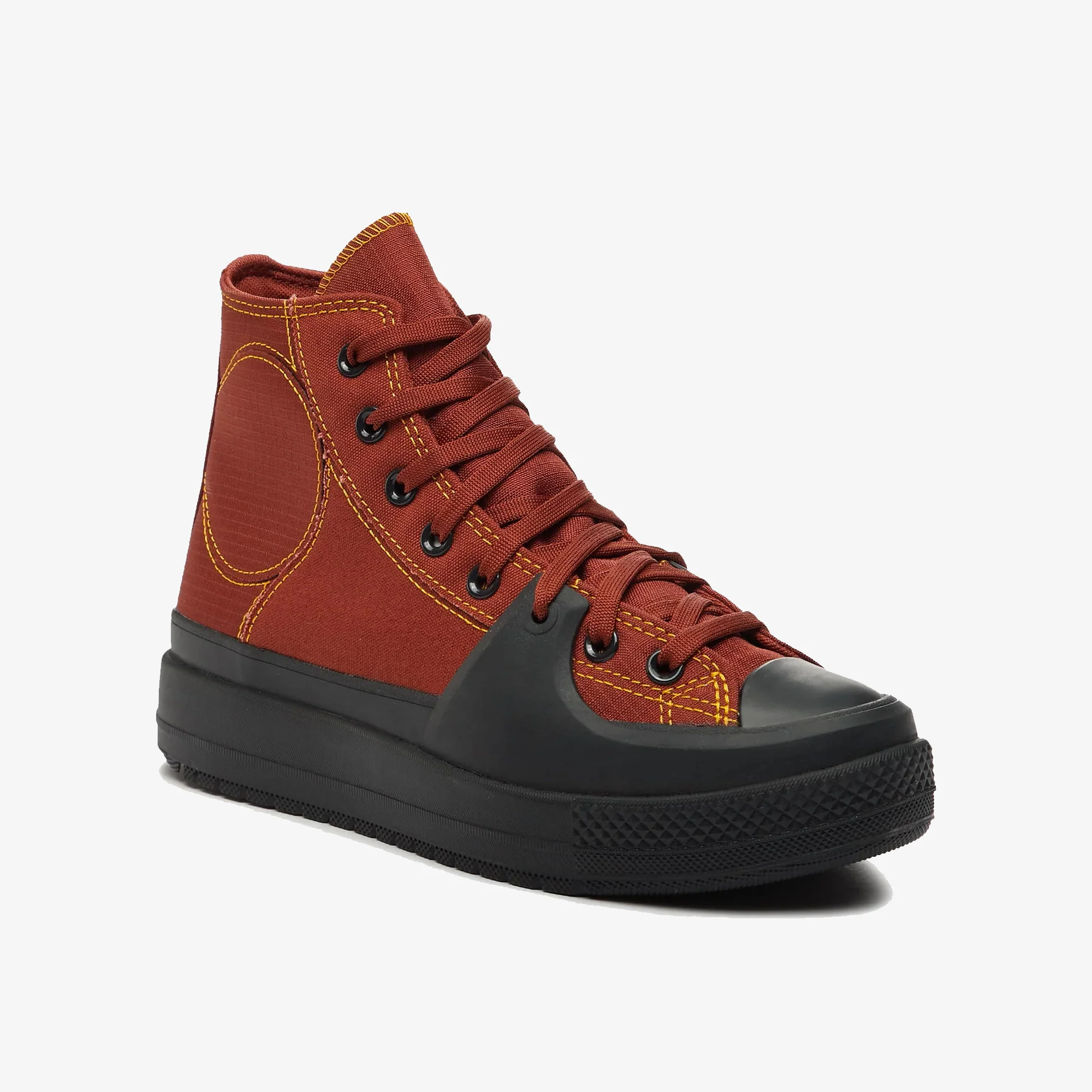Converse | CHUCK TAYLOR ALL STAR CONSTRUCT CITY WORKWEAR { RITUAL RED/BLACK/YELLOW - Image 2