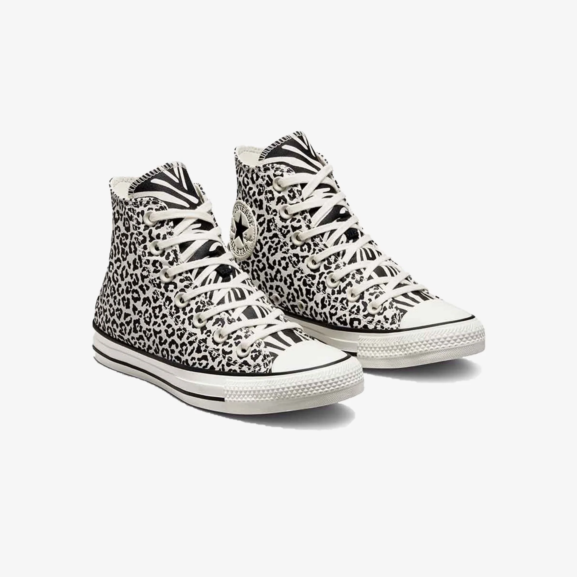 Converse | CHUCK TAYLOR ALL STAR HI { EGRET/BLACK/EGRET - Image 2