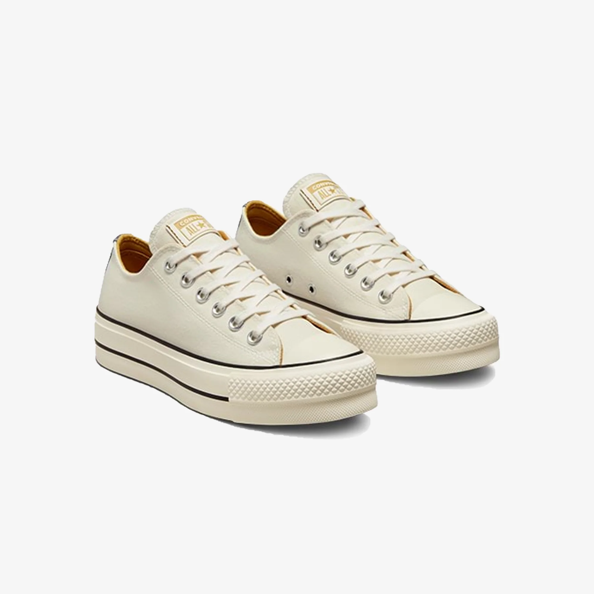 Converse | CHUCK TAYLOR ALL STAR LIFT DENIM FASHION LOW TOP EGRET 'WHITE' - Image 2