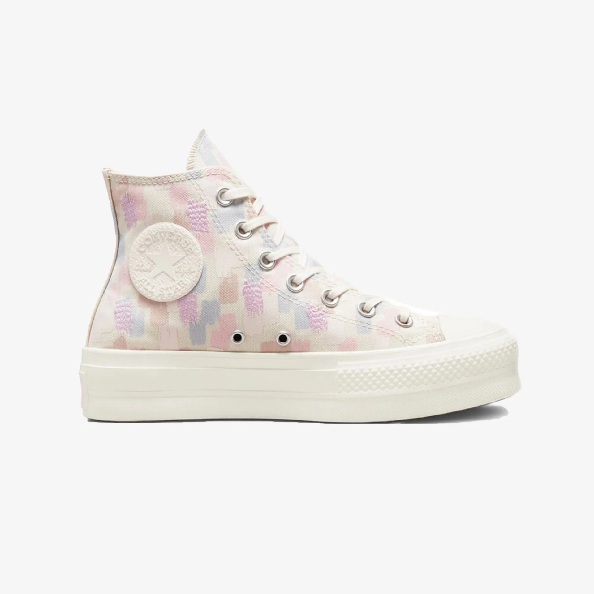 Converse | CHUCK TAYLOR ALL STAR LIFT HIGH TOP { EGRET/GRAVEL/ARCTIC PINK