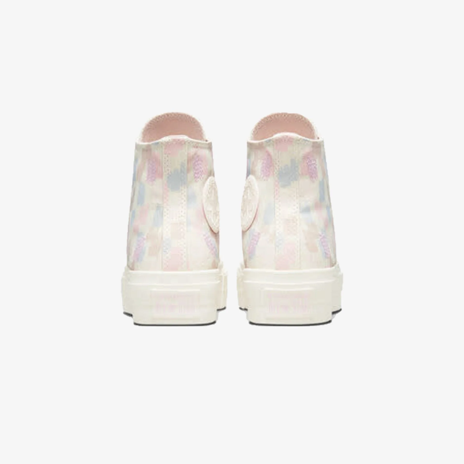 Converse | CHUCK TAYLOR ALL STAR LIFT HIGH TOP { EGRET/GRAVEL/ARCTIC PINK - Image 3