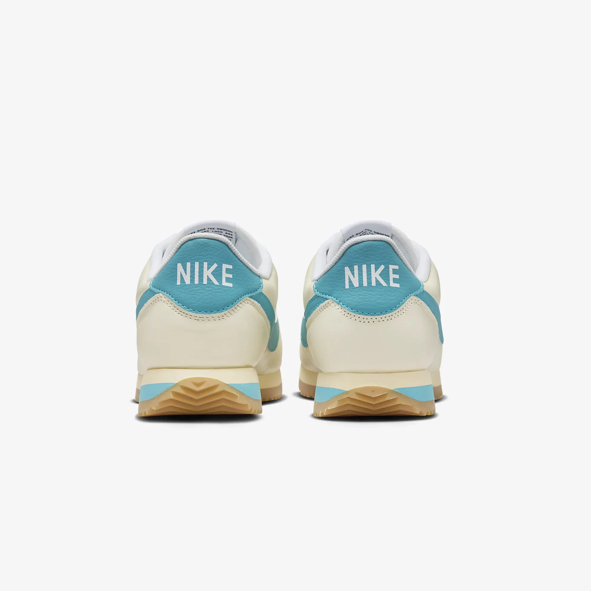 Nike | CORTEZ TXT { COCONUT MILK/TEAL NEBULA-GUM YELLOW - Image 3