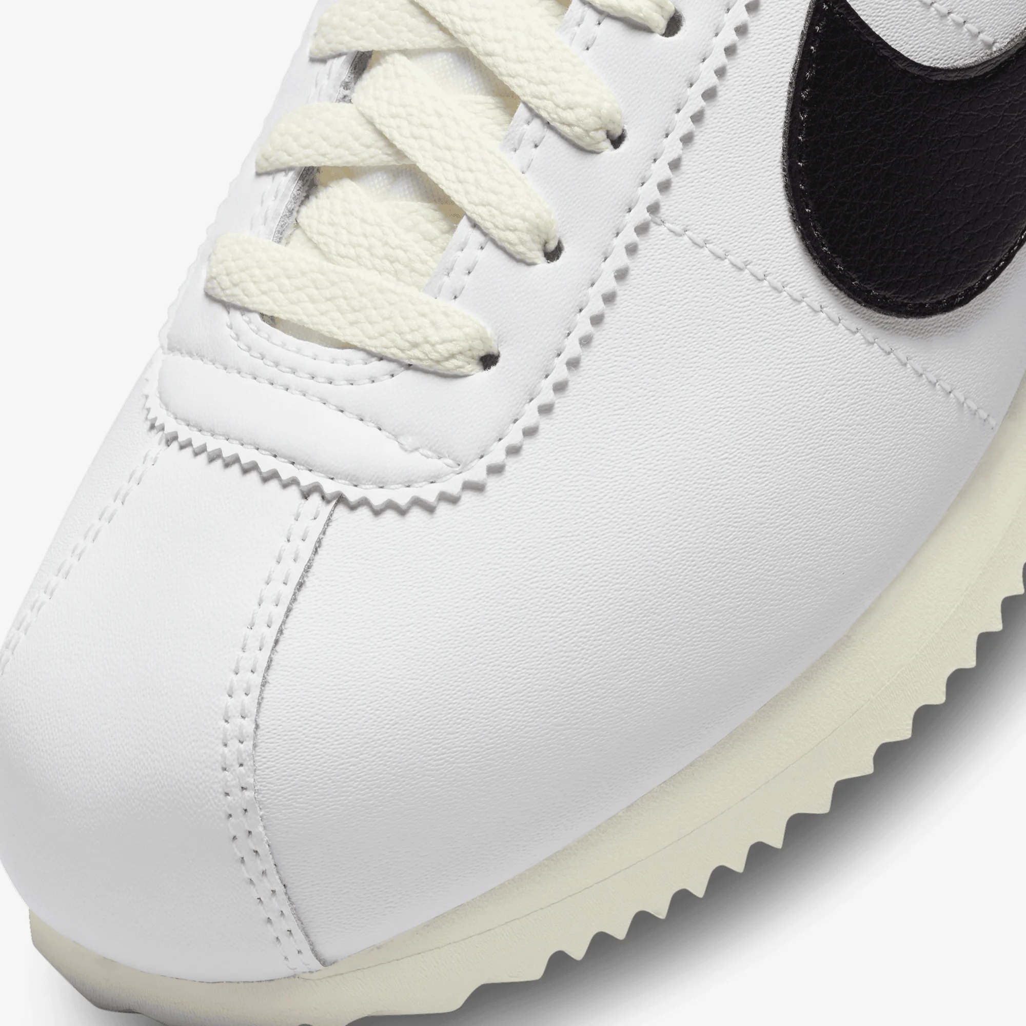 Nike | CORTEZ { WHITE/BLACK-LT PHOTO BLUE-SAIL - Image 4