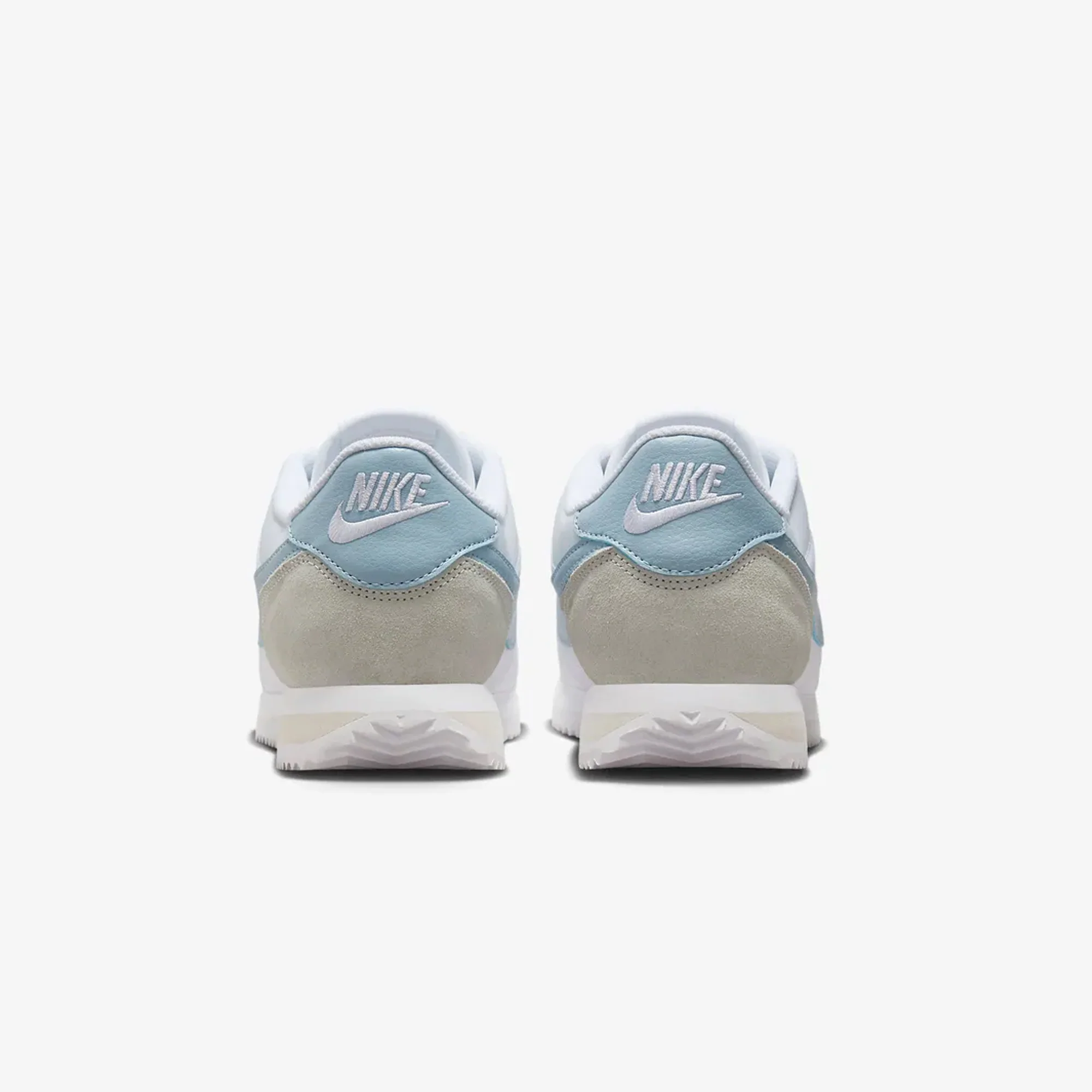 Nike | CORTEZ { WHITE/LT ARMORY BLUE-LT OREWOOD BRN - Image 3