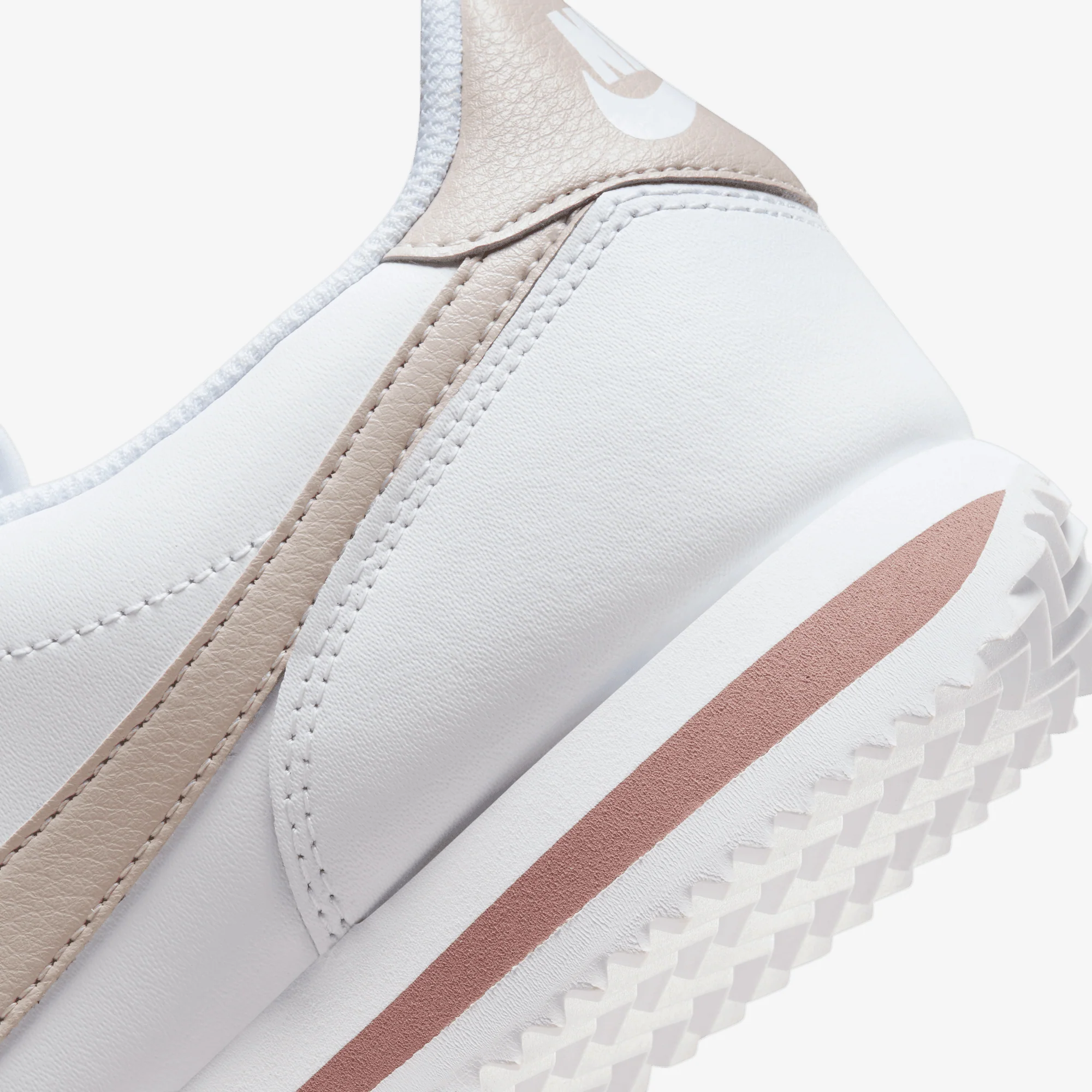 Nike | CORTEZ { WHITE/PLATINUM VIOLET-SMOKEY MAUVE-BLACK - Image 5