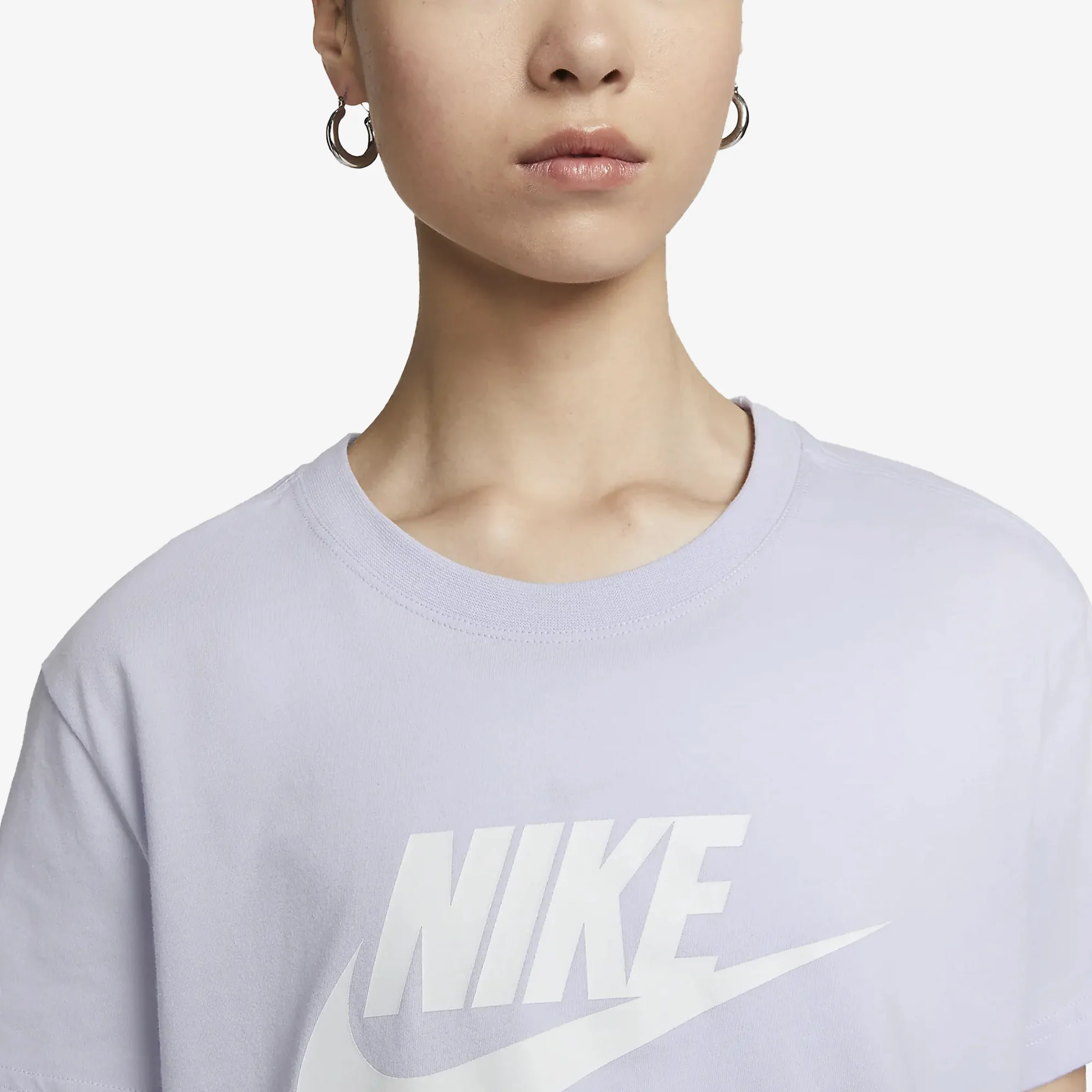 Nike | CROPPED { OXYGEN PURPLE/WHITE - Image 3