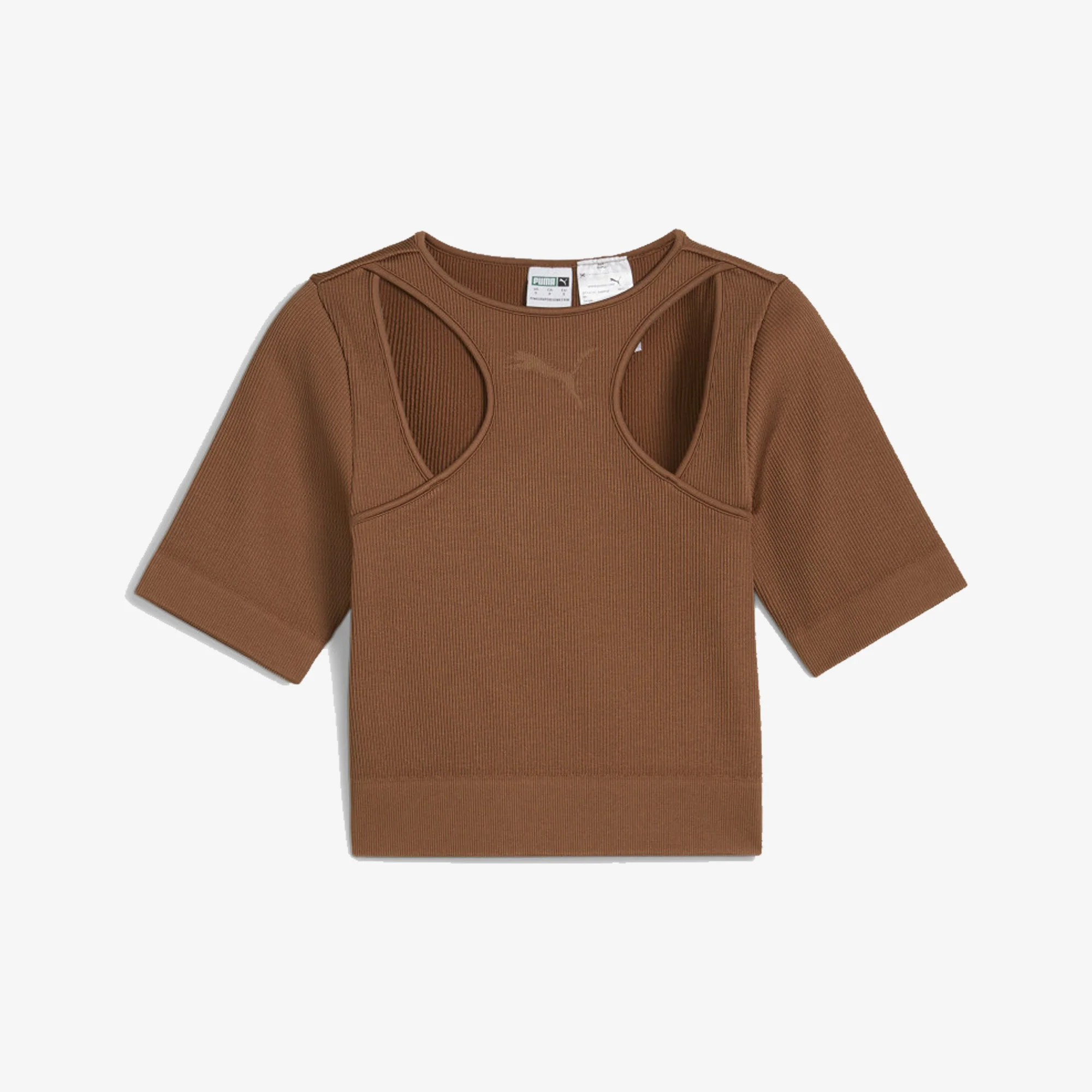 Puma | DARE TO MUTED MOTION TEE { BROWN - Image 5