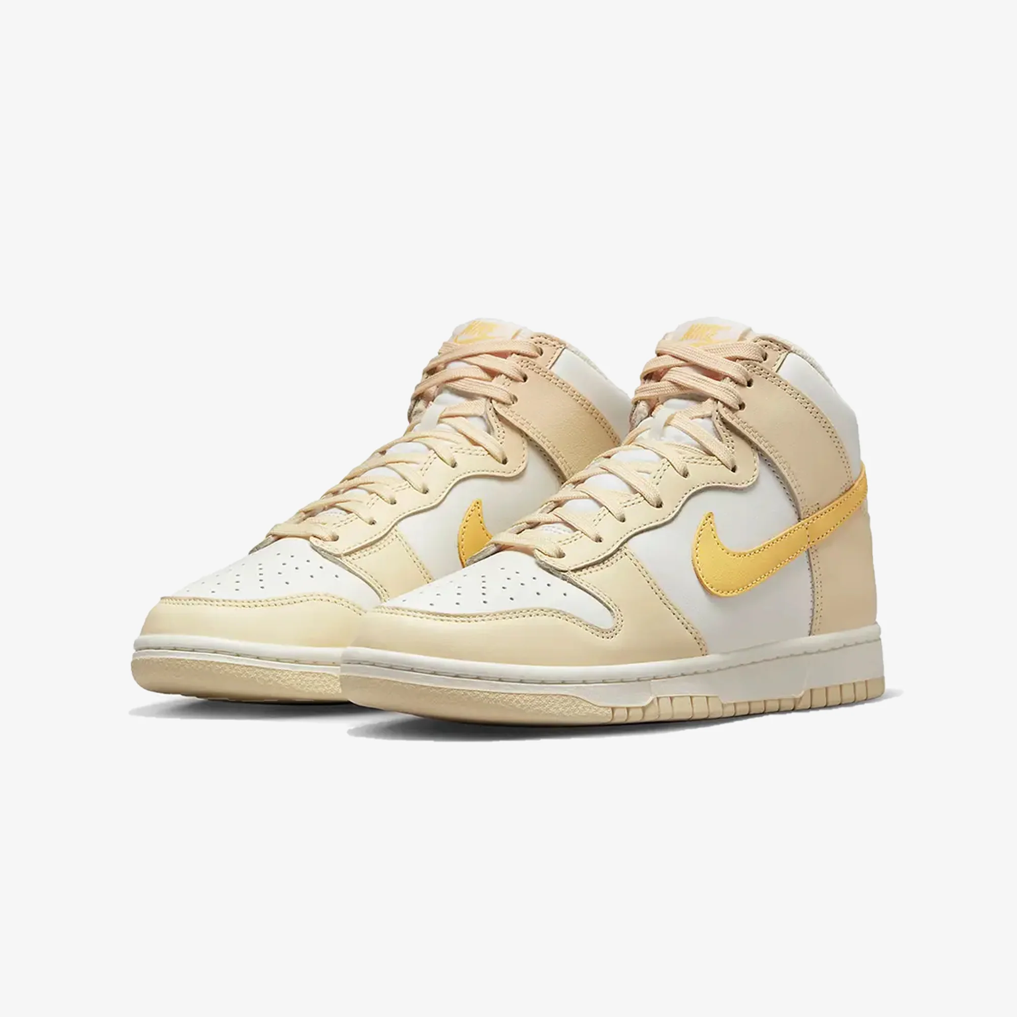 Nike | DUNK HIGH  { PALE VANILLA/TOPAZ GOLD-SAIL - Image 2