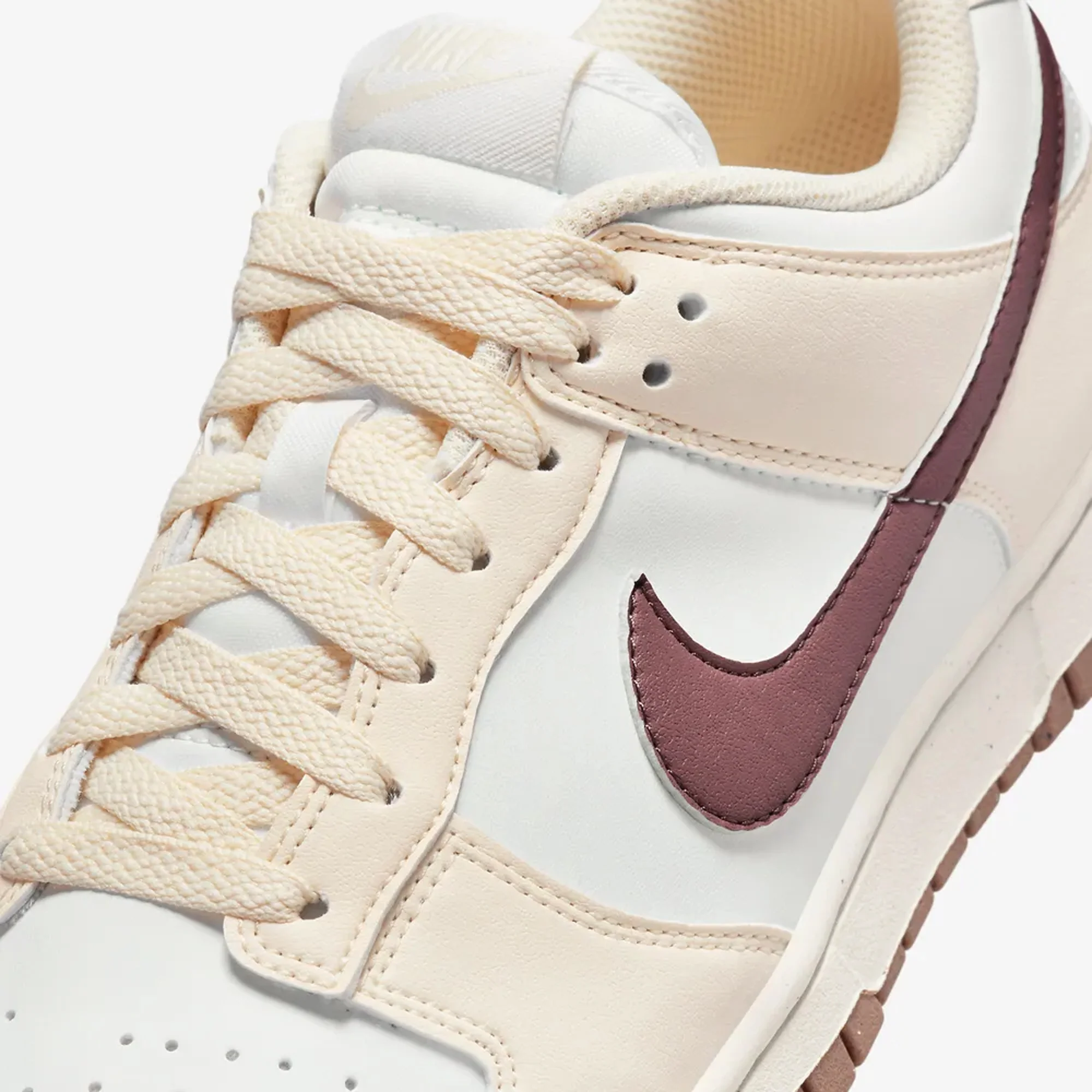 Nike | DUNK LOW { COCONUT MILK/SMOKEY MAUVE-SUMMIT WHITE - Image 4