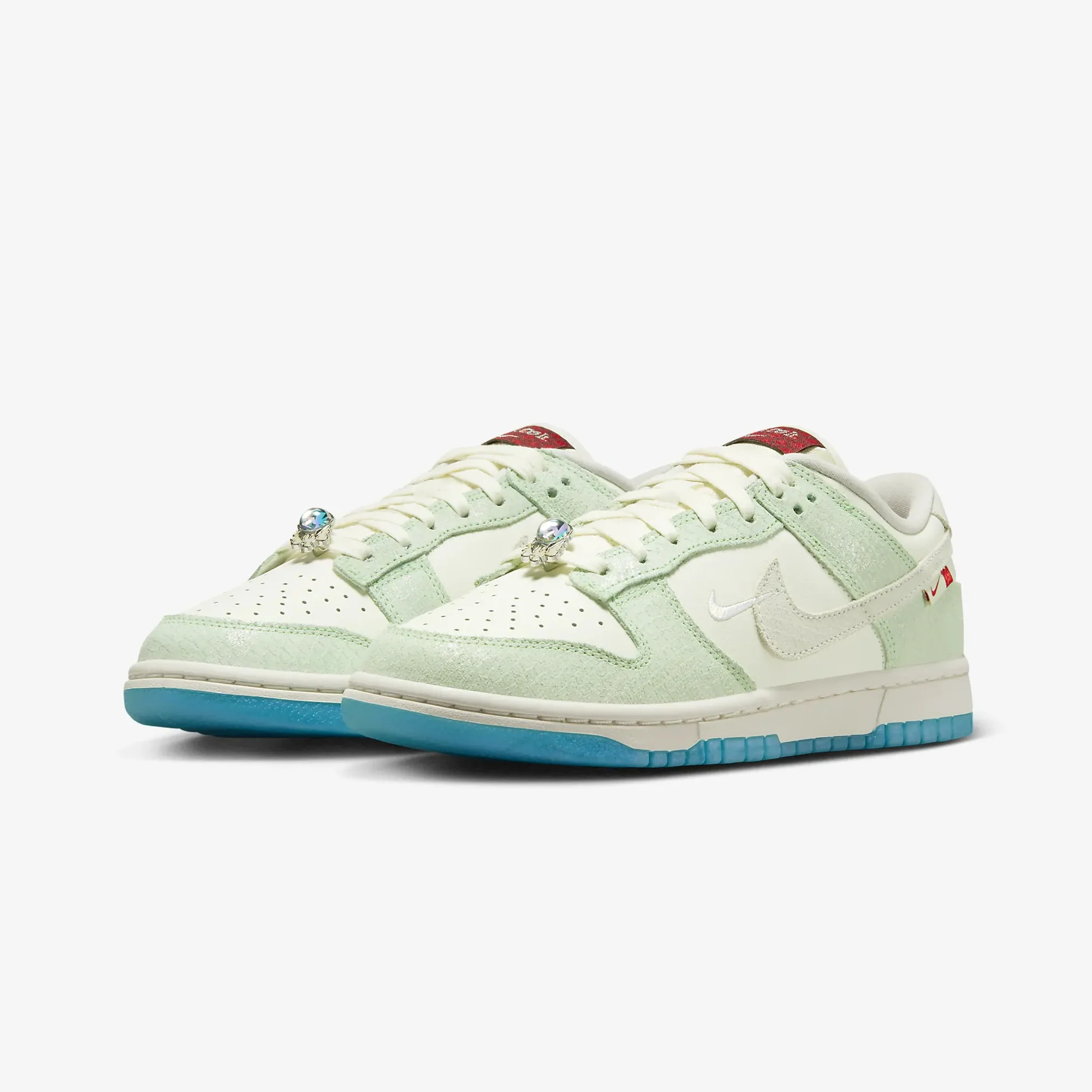Nike | DUNK LOW LX { SAIL/SAIL-SAIL-DUSTY CACTUS - Image 2