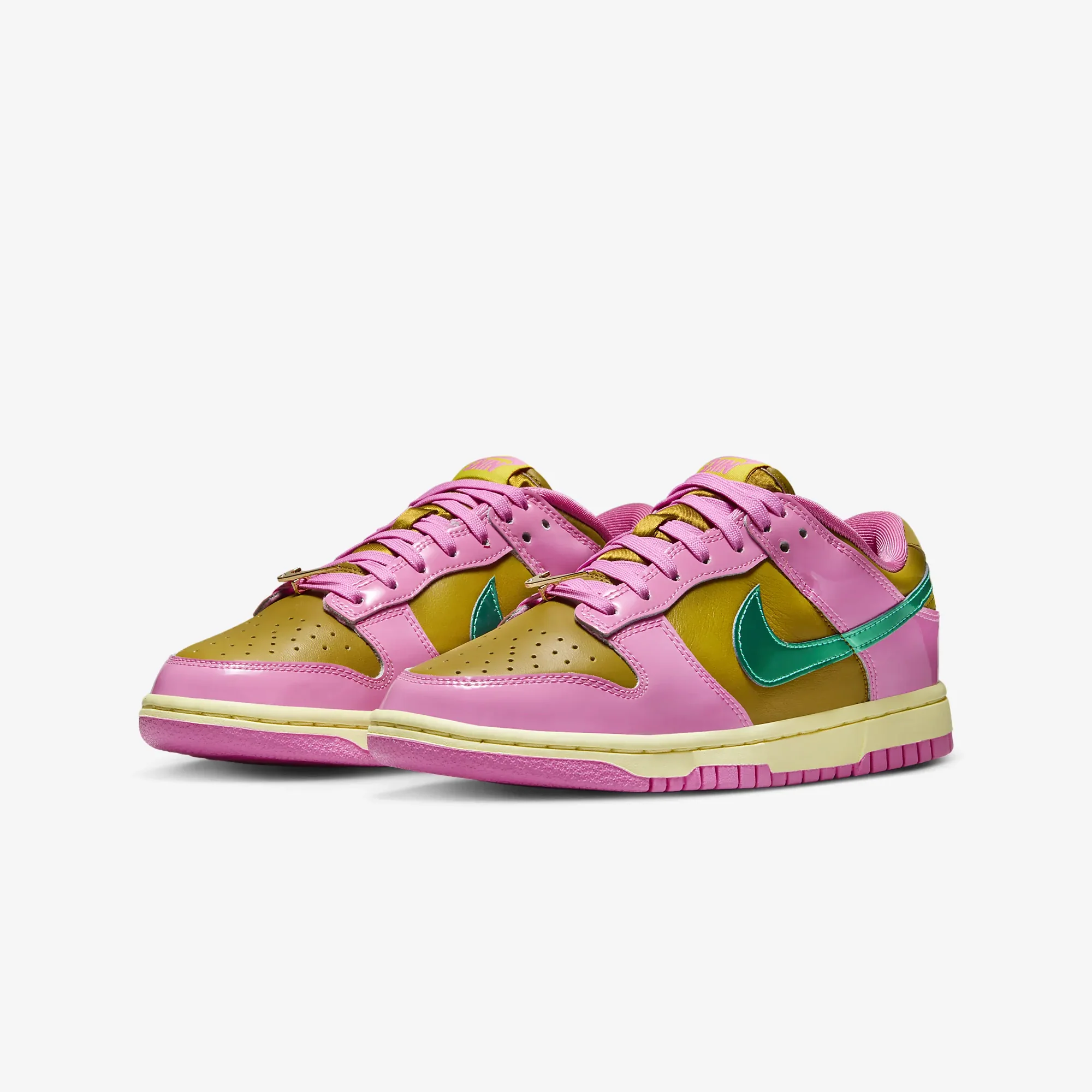 Nike | DUNK LOW X PARRIS GOEBEL { PLAYFUL PINK/MULTI-COLOR-BRONZINE - Image 2