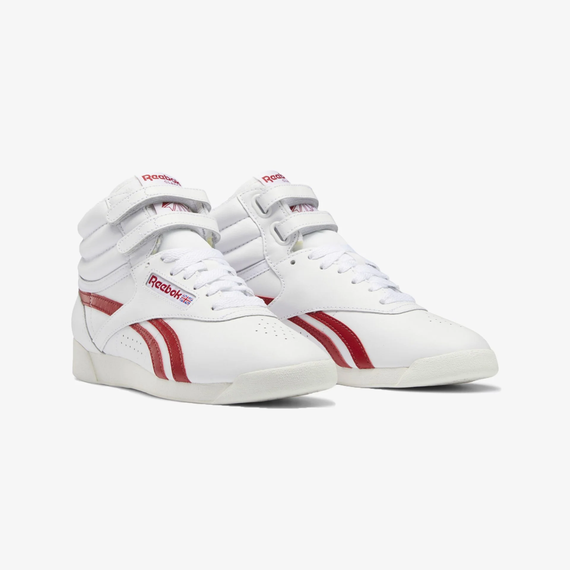 Reebok | F/S HI { CHALK / FLASH RED - Image 2