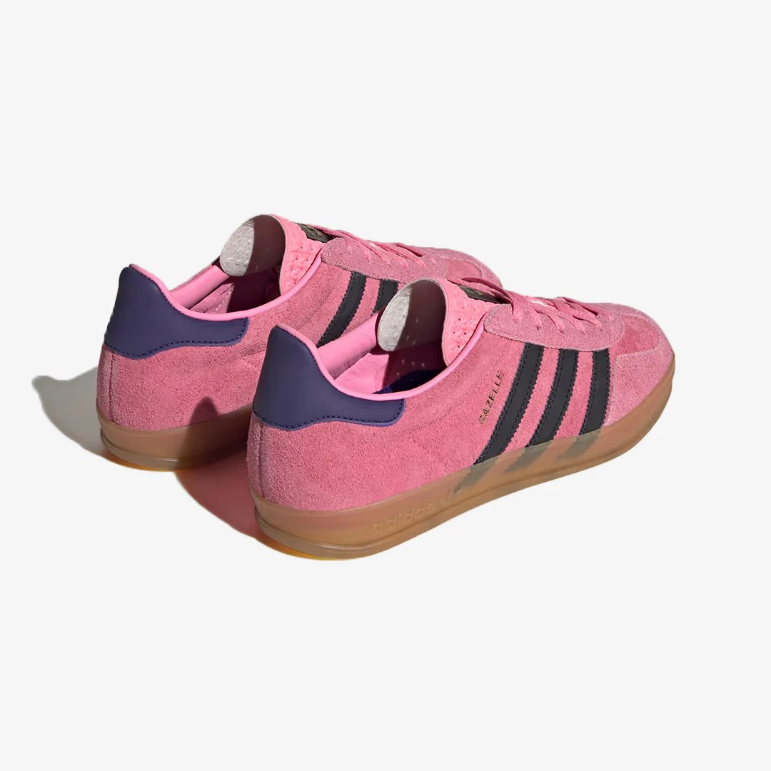 Adidas Originals | GAZELLE INDOOR { PINK/CORE BLACK/PURPLE - Image 3