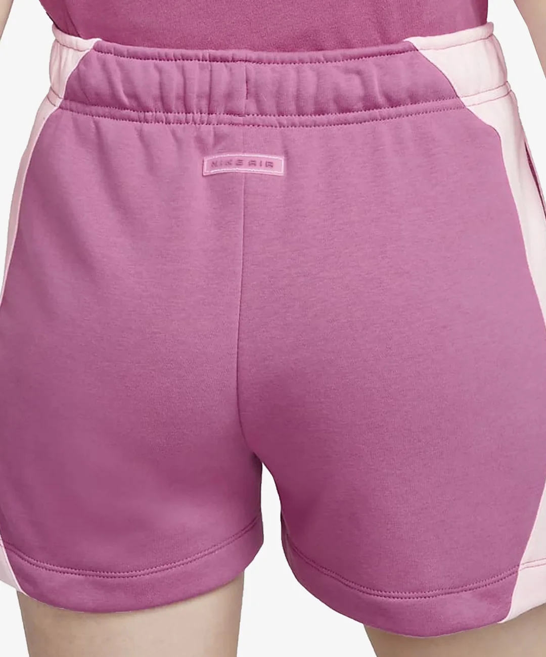 Nike | MID-RISE FLEECE SHORTS { COSMIC FUCHSIA/PINK FOAM /COSMIC FUCHSIA - Image 3